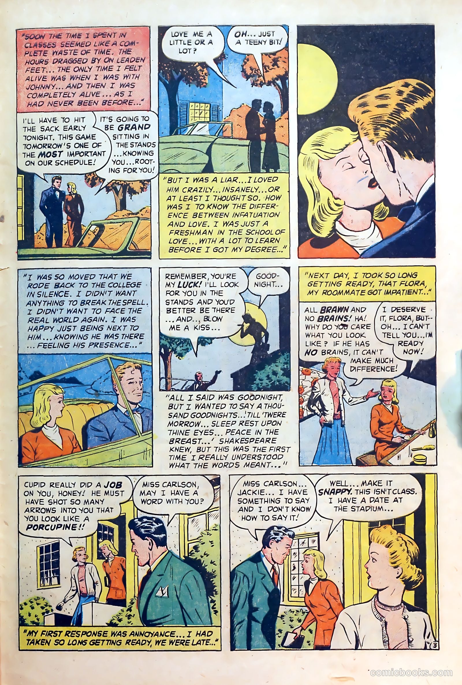 Co-Ed Romances #1 (1951) — page 29 of 37