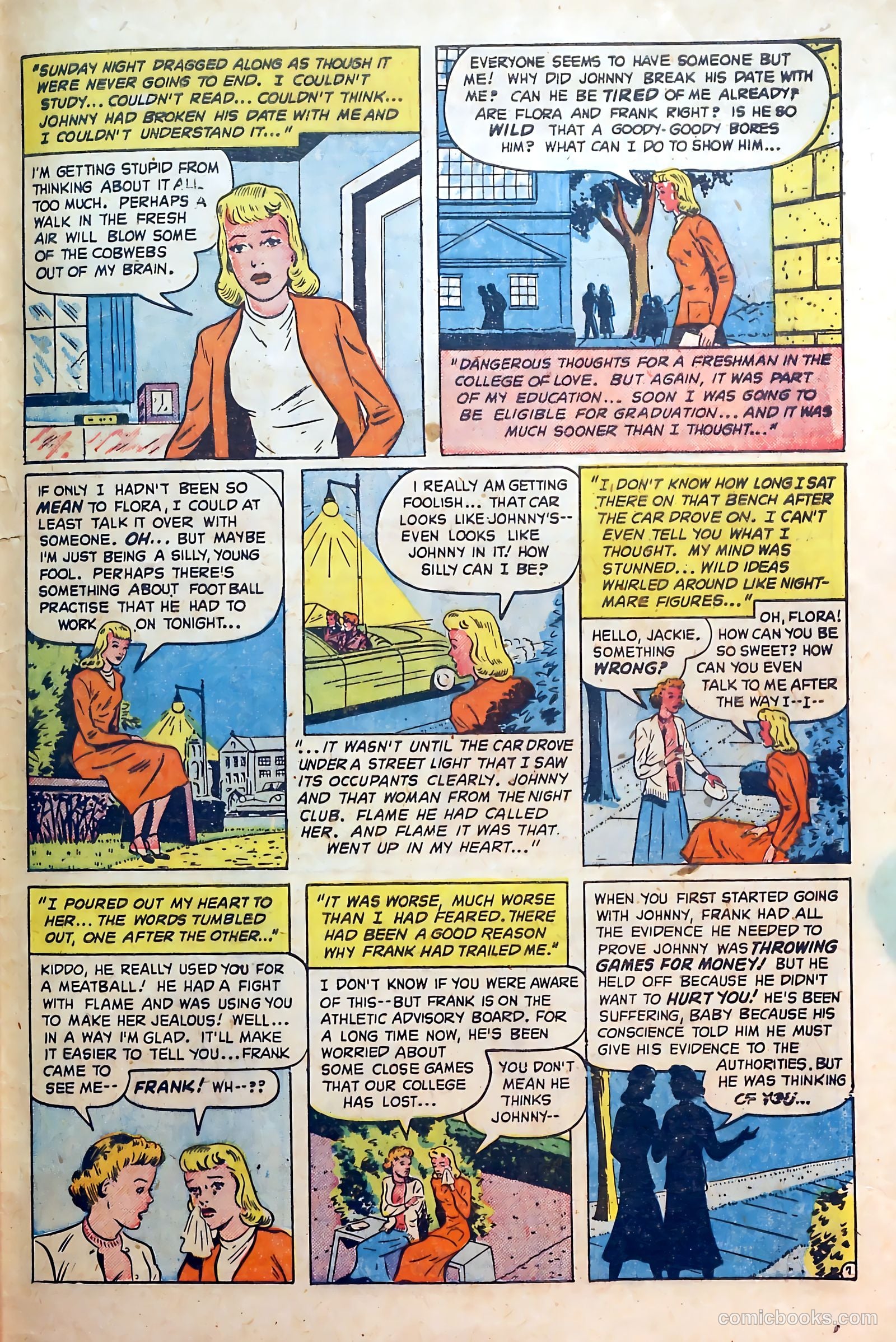 Co-Ed Romances #1 (1951) — page 33 of 37