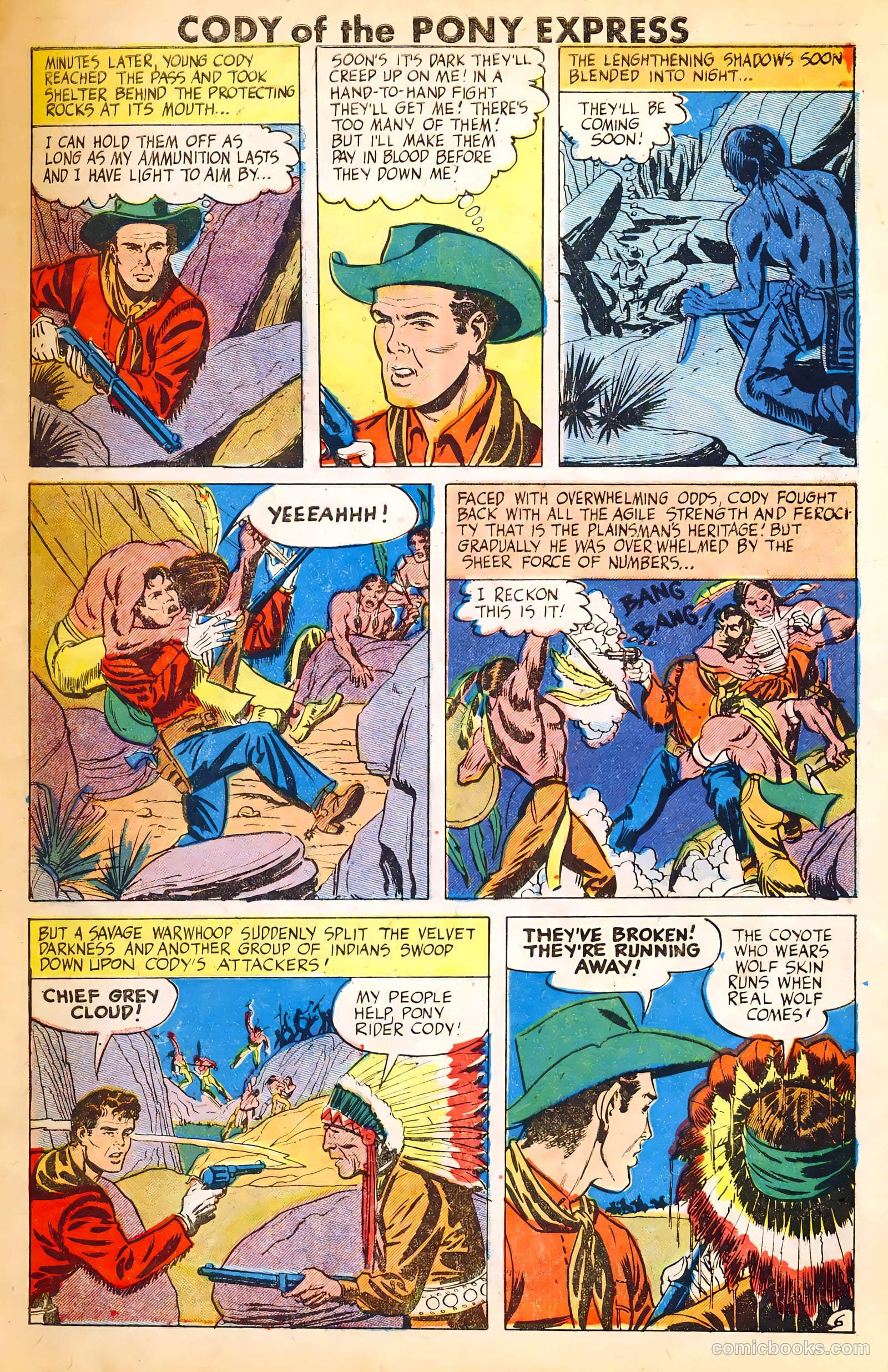 Cody of the Pony Express #1 (1950) — page 7 of 36