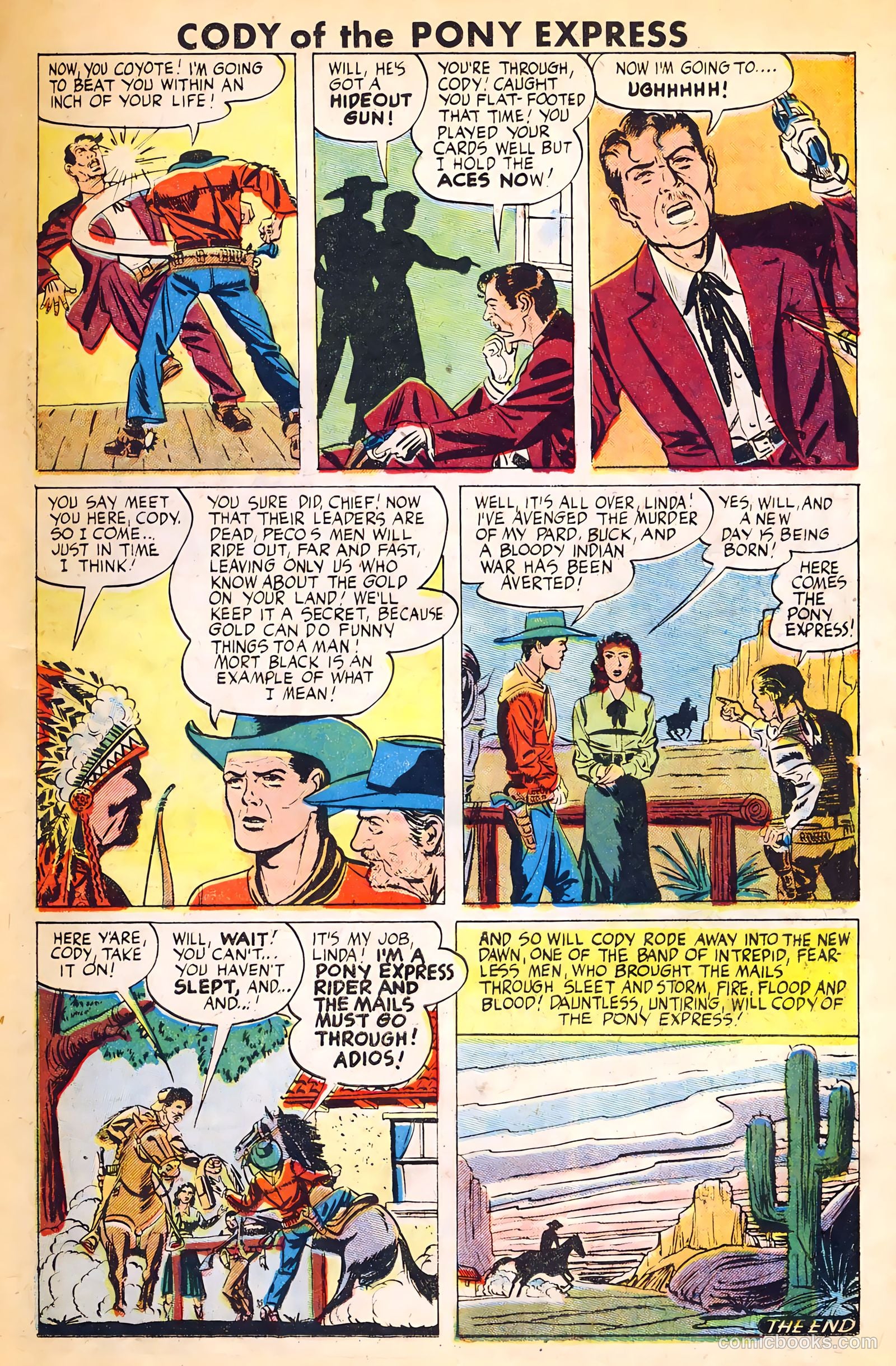 Cody of the Pony Express #1 (1950) — page 11 of 36