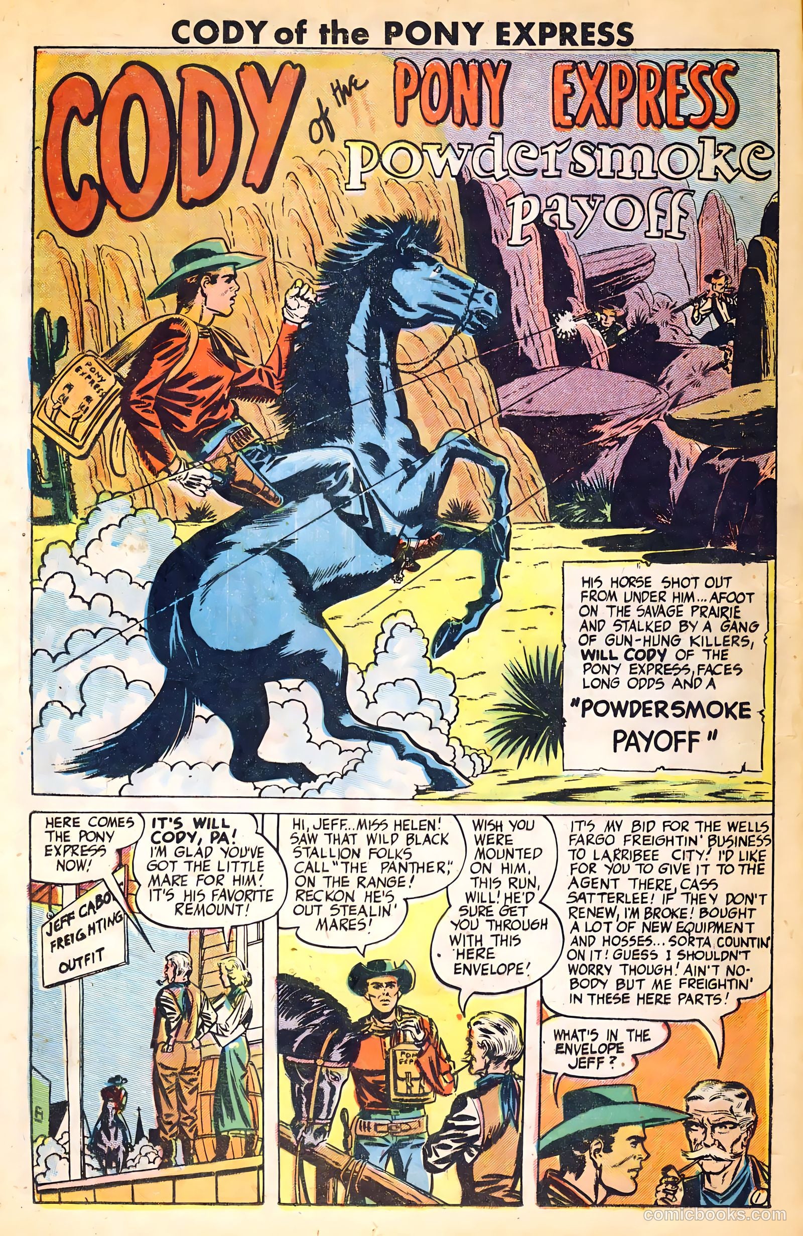 Cody of the Pony Express #1 (1950) — page 12 of 36