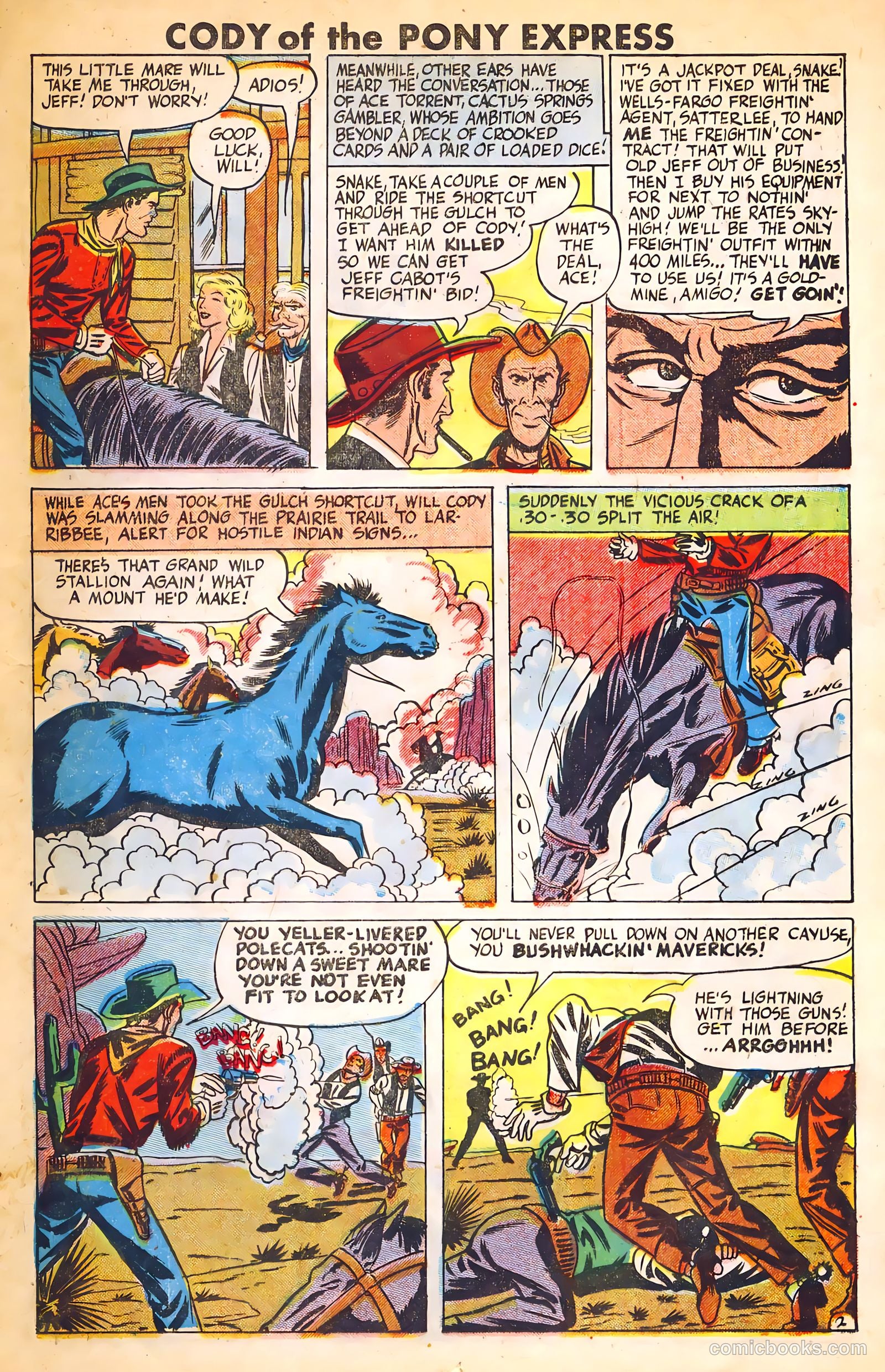 Cody of the Pony Express #1 (1950) — page 13 of 36