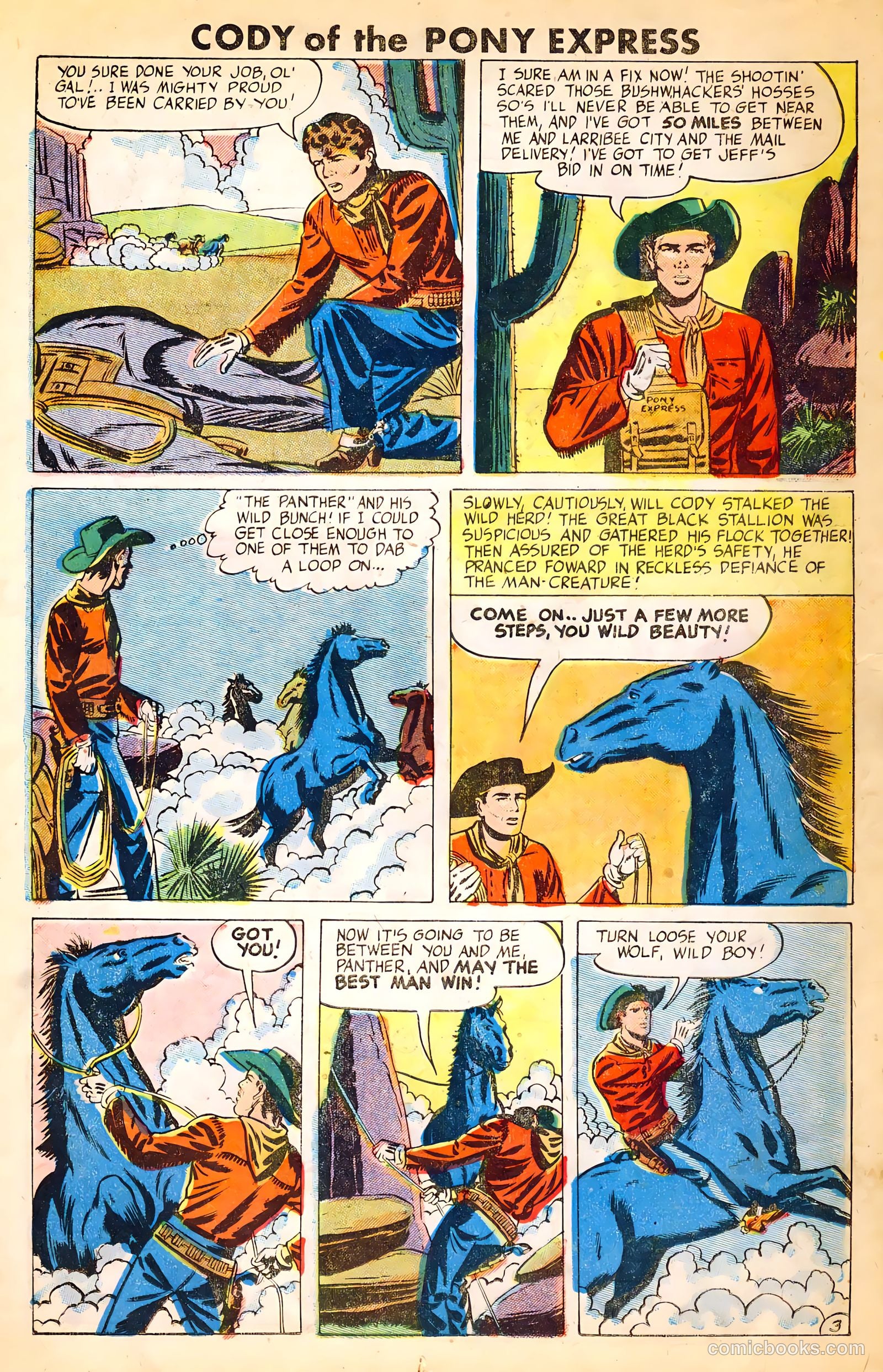Cody of the Pony Express #1 (1950) — page 14 of 36