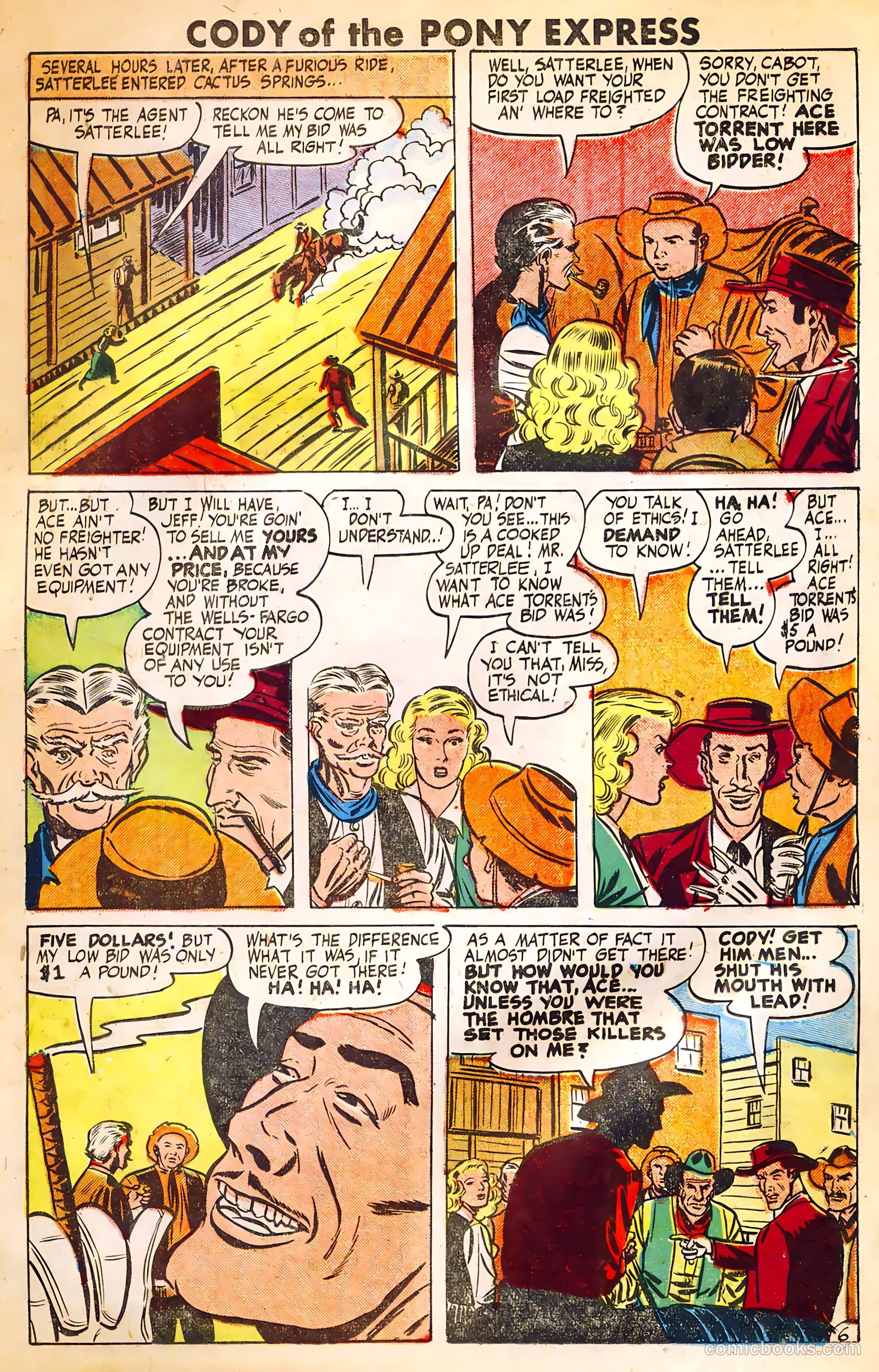 Cody of the Pony Express #1 (1950) — page 17 of 36