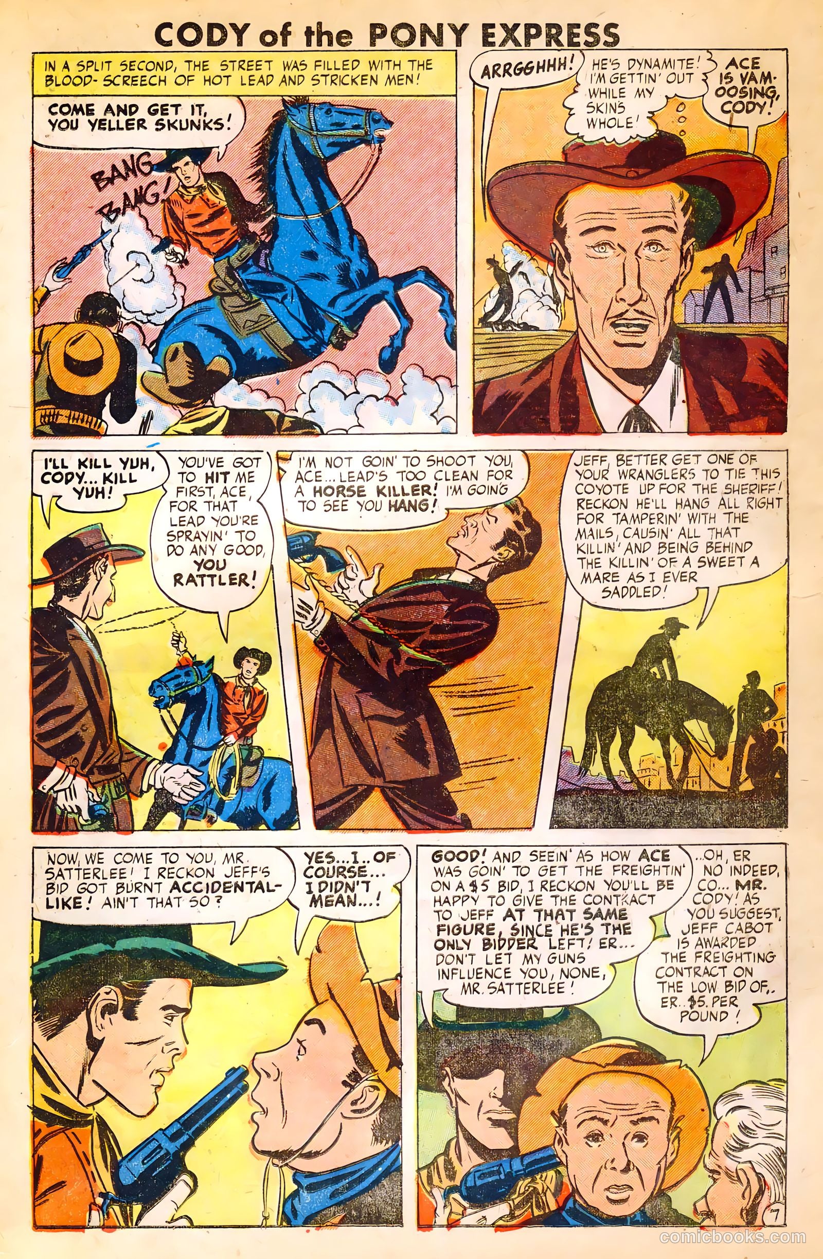 Cody of the Pony Express #1 (1950) — page 18 of 36