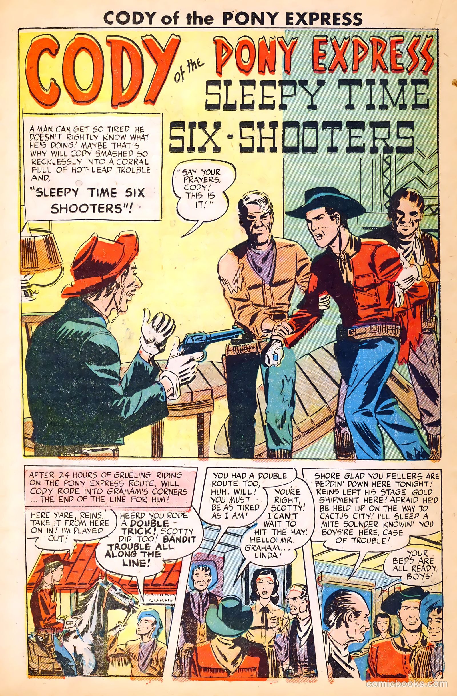 Cody of the Pony Express #1 (1950) — page 22 of 36