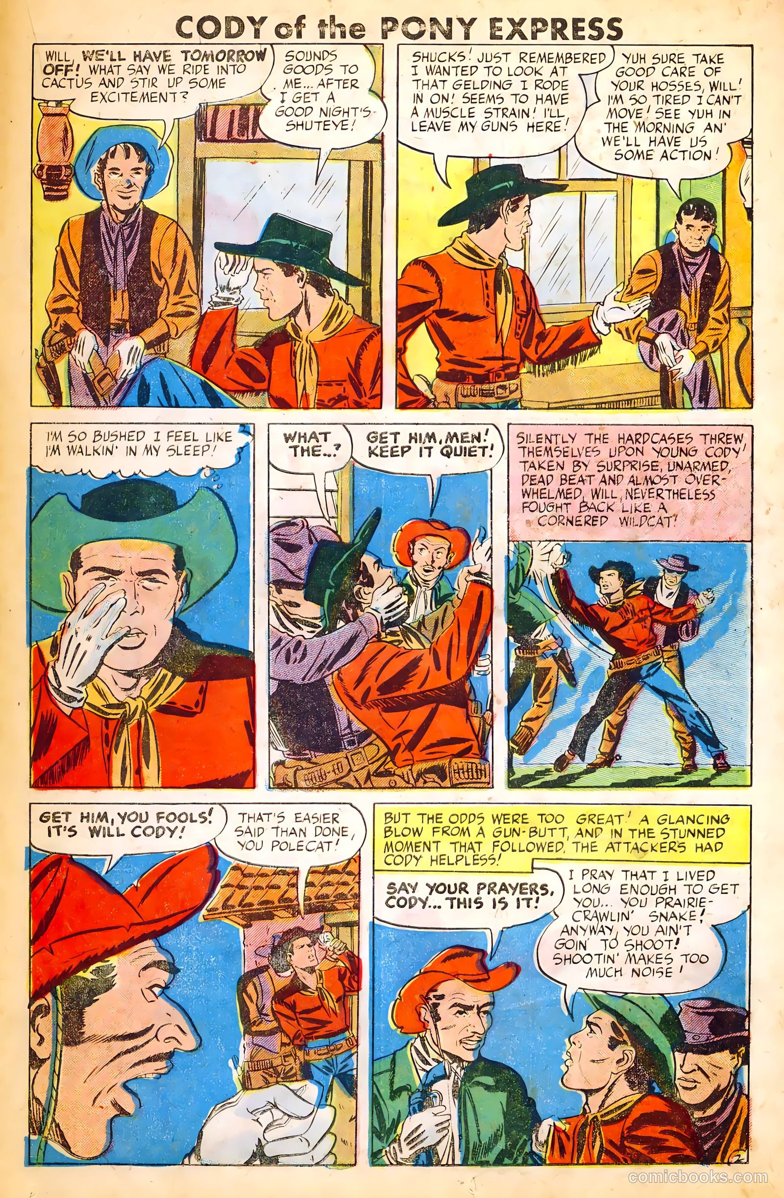 Cody of the Pony Express #1 (1950) — page 23 of 36