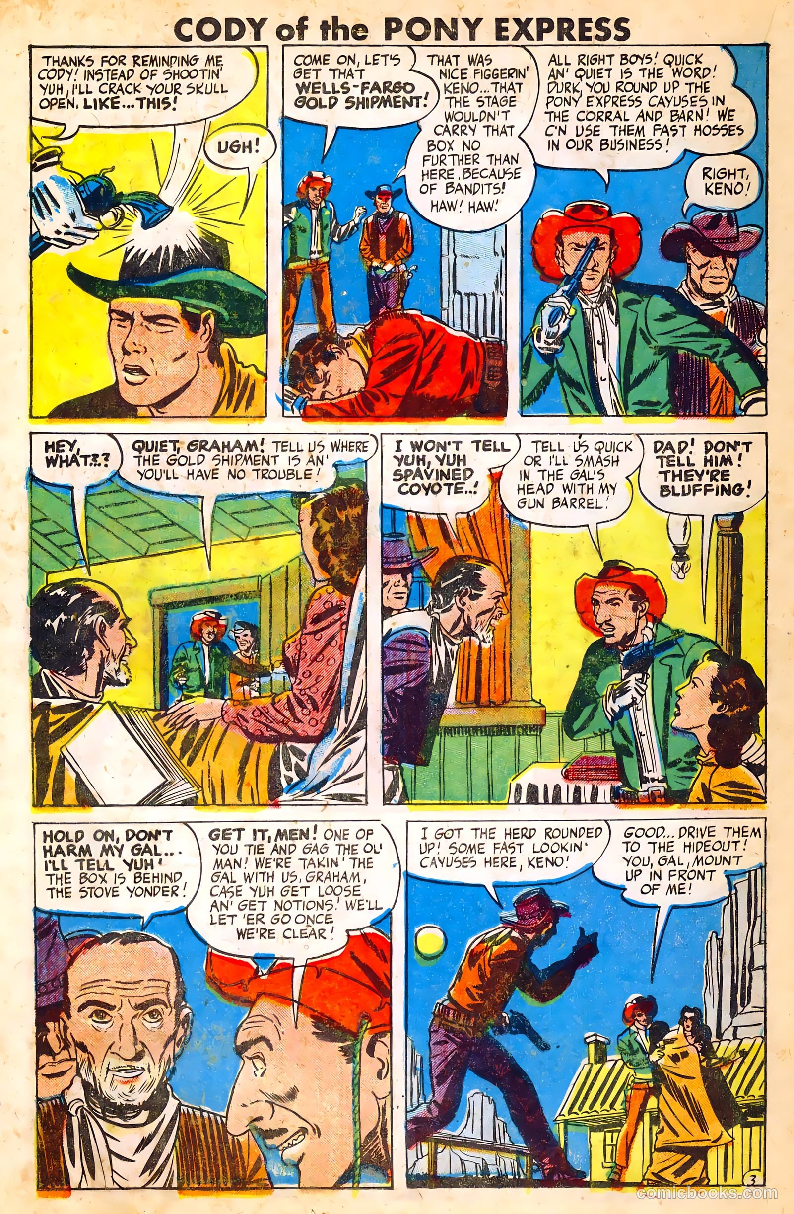 Cody of the Pony Express #1 (1950) — page 24 of 36