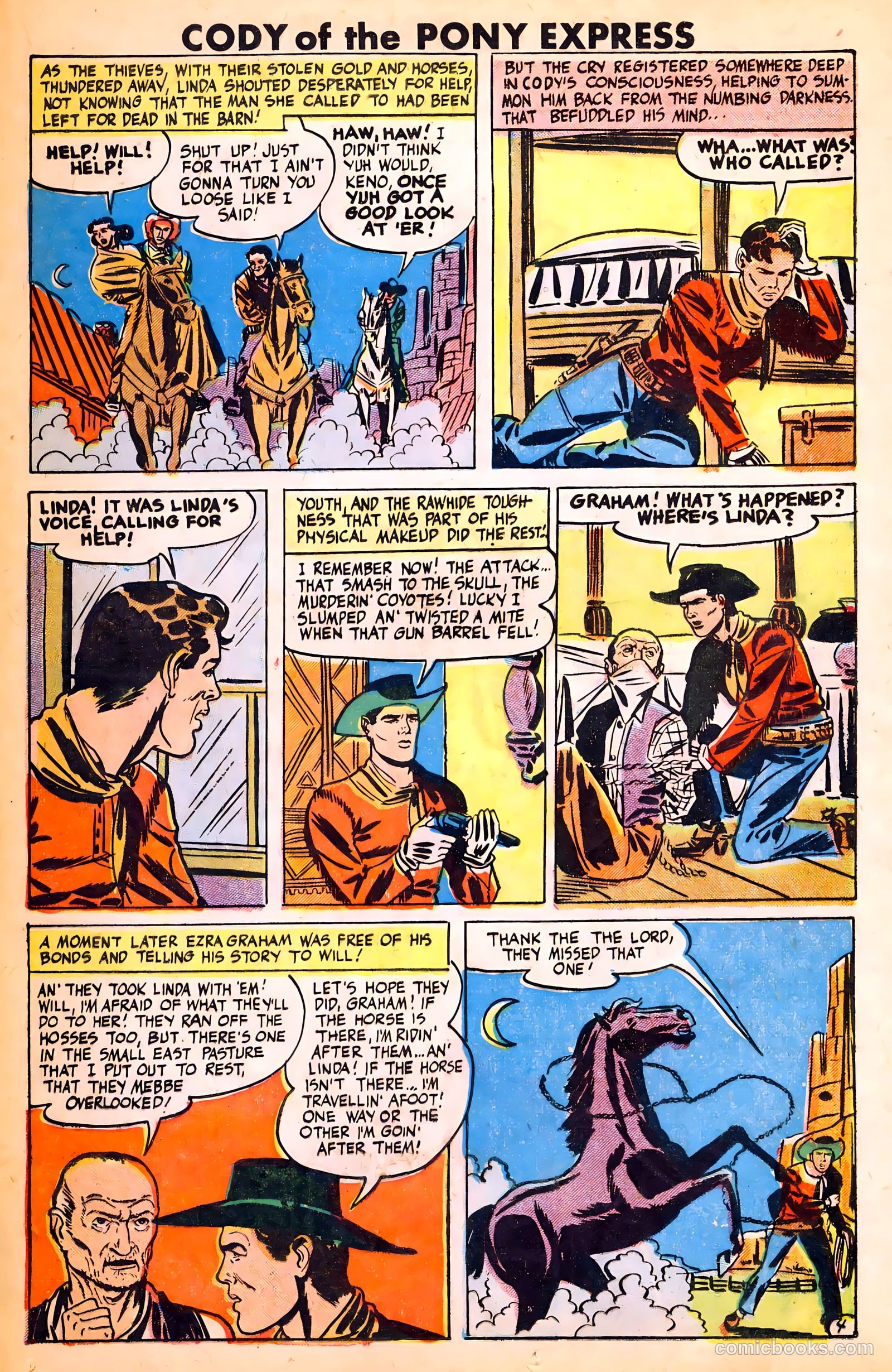 Cody of the Pony Express #1 (1950) — page 25 of 36