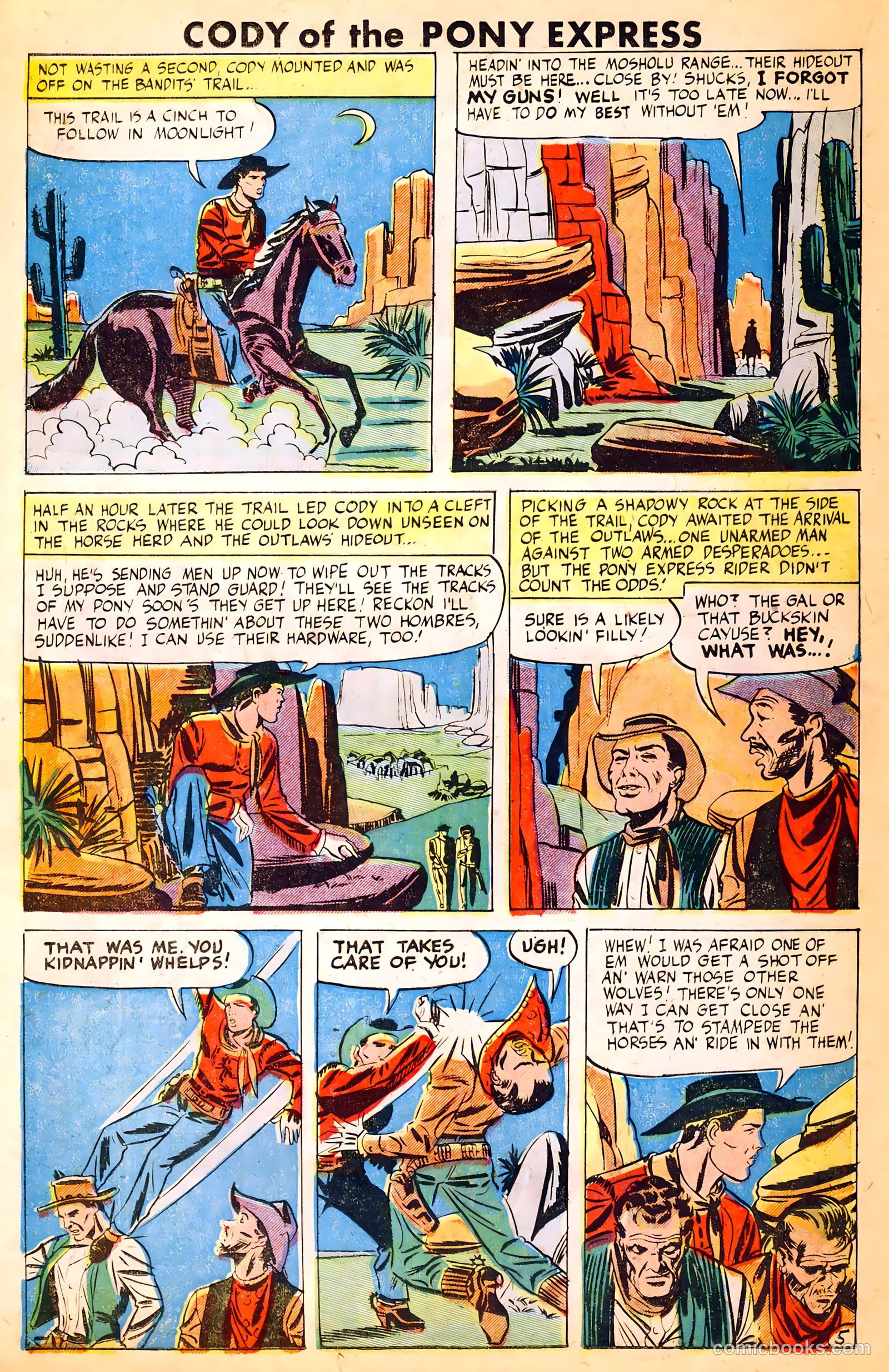 Cody of the Pony Express #1 (1950) — page 26 of 36