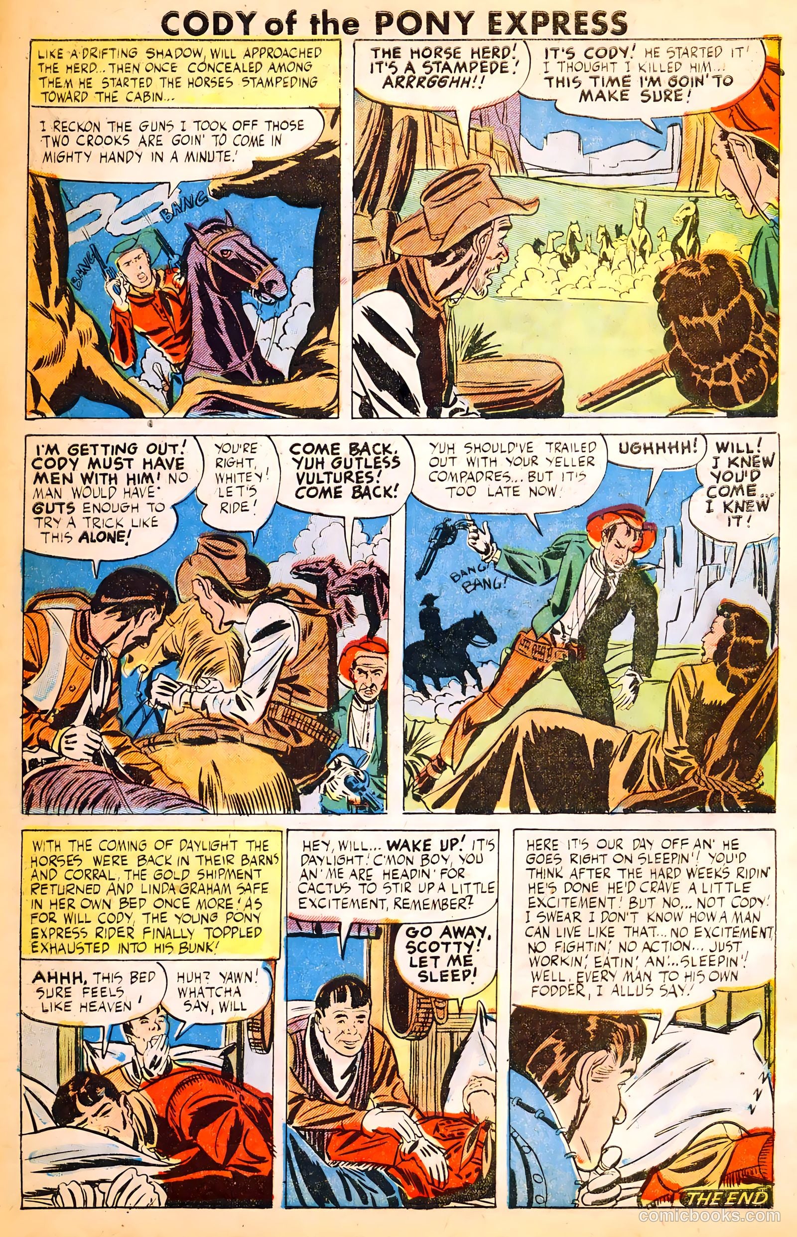 Cody of the Pony Express #1 (1950) — page 27 of 36
