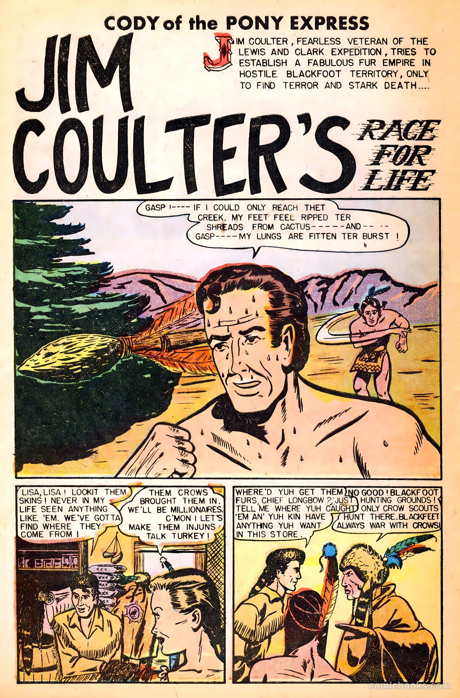 Cody of the Pony Express #1 (1950) — page 28 of 36