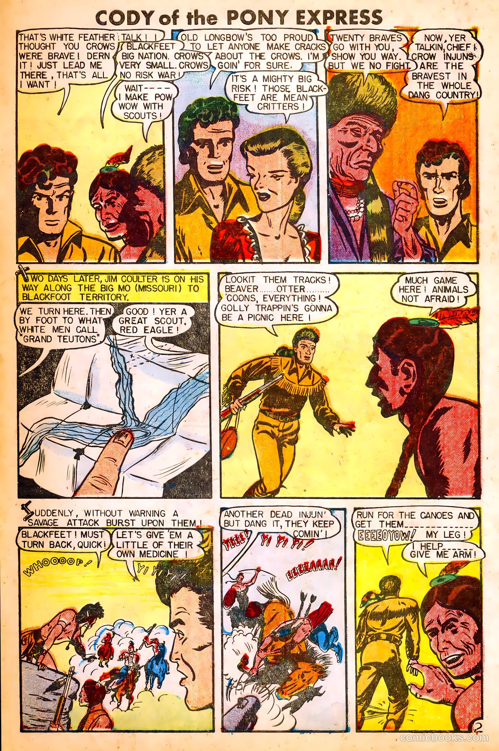 Cody of the Pony Express #1 (1950) — page 29 of 36