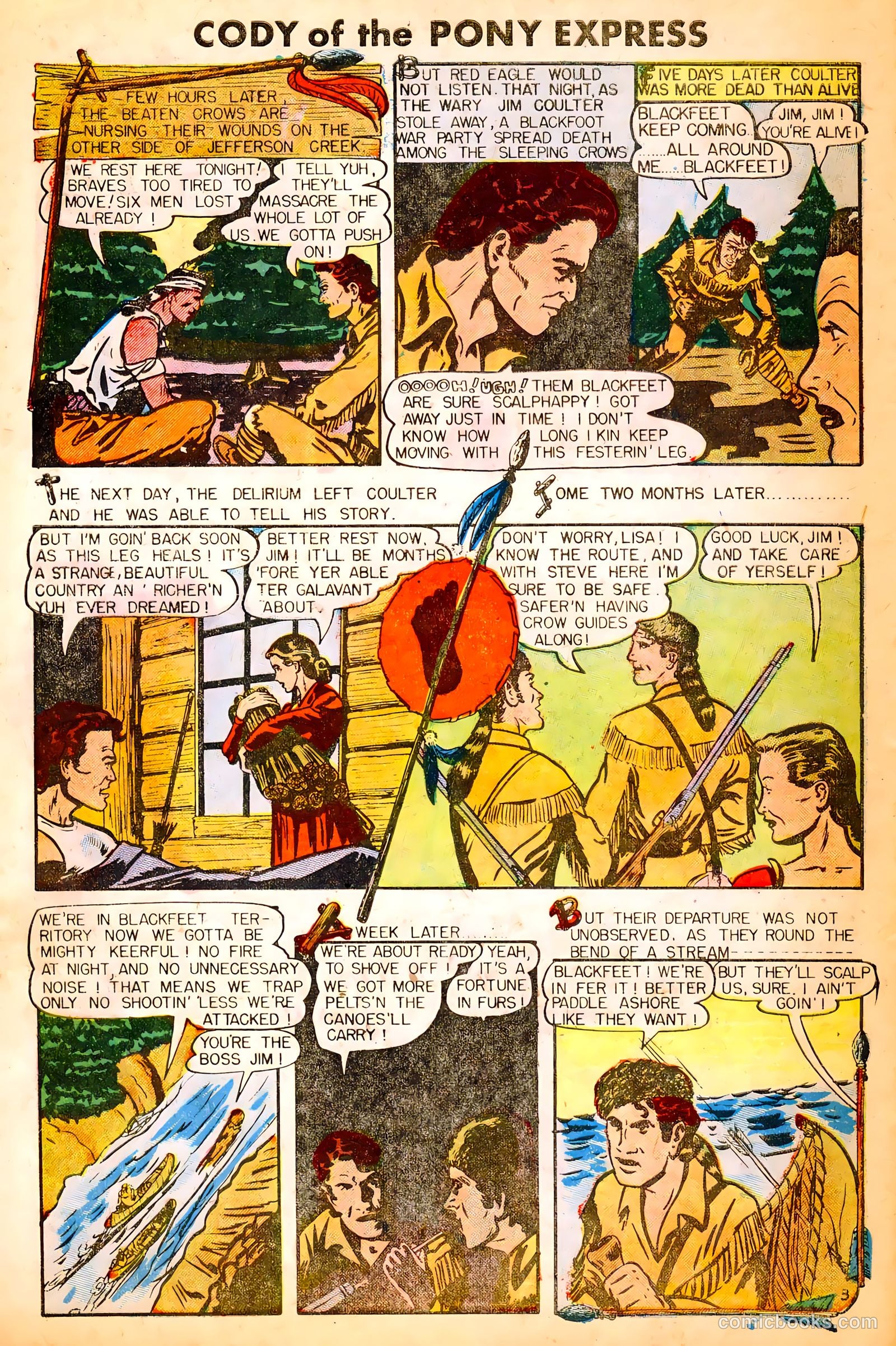 Cody of the Pony Express #1 (1950) — page 30 of 36