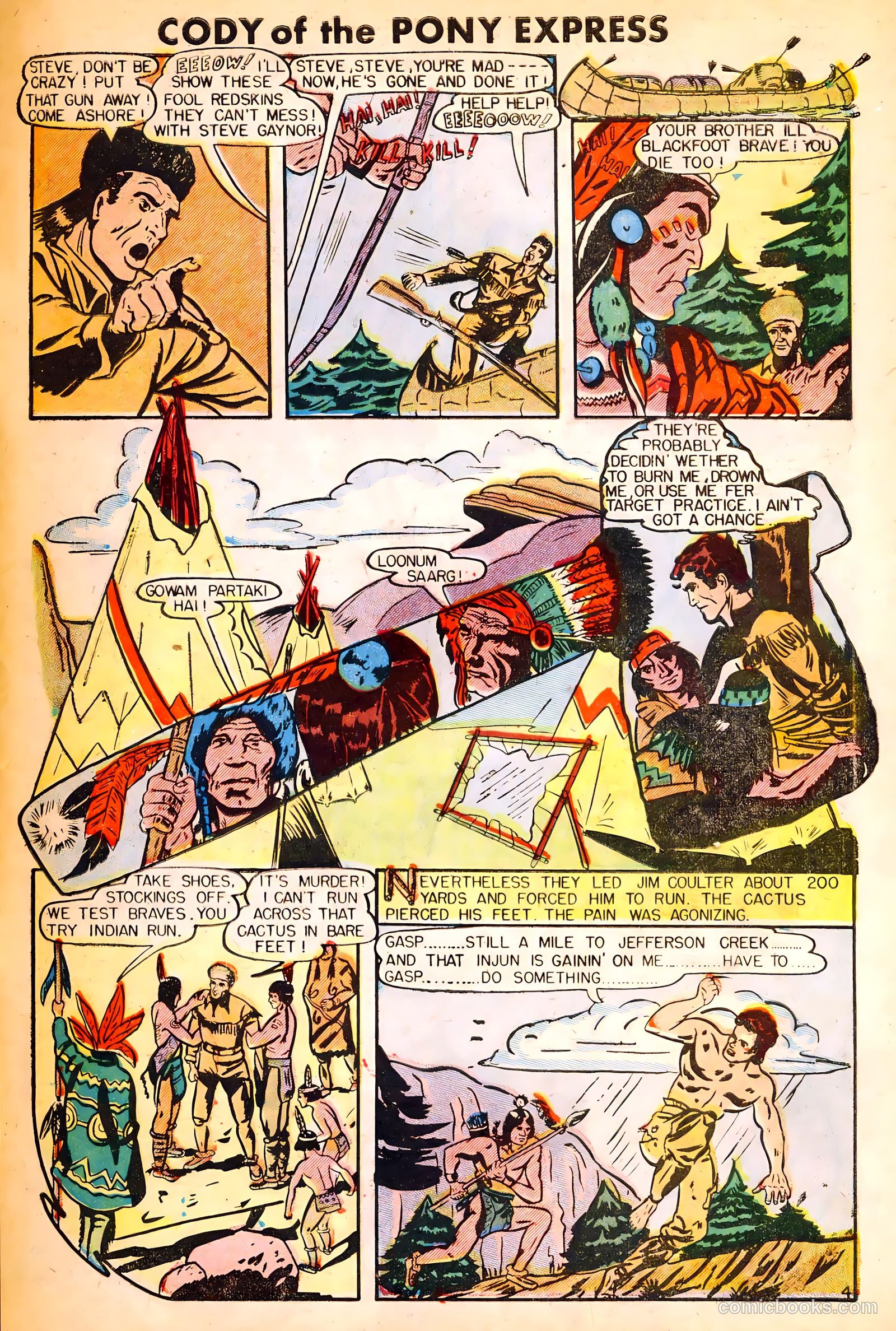 Cody of the Pony Express #1 (1950) — page 31 of 36