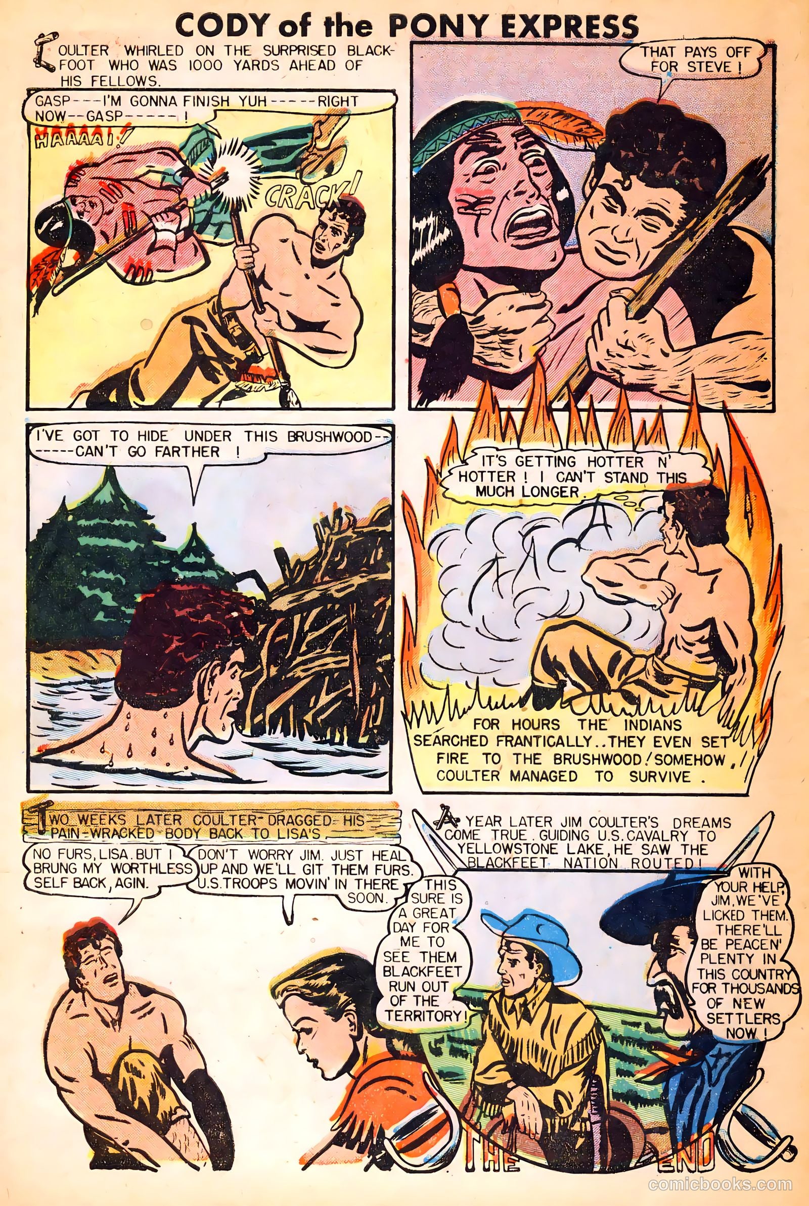 Cody of the Pony Express #1 (1950) — page 32 of 36