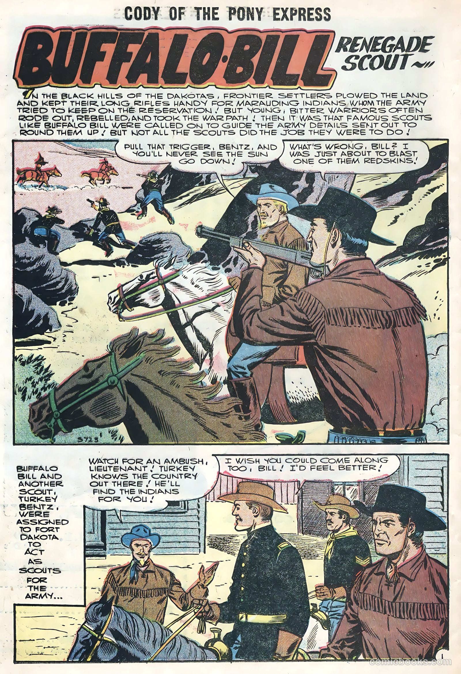 Cody of the Pony Express #10 (1956) — page 16 of 36