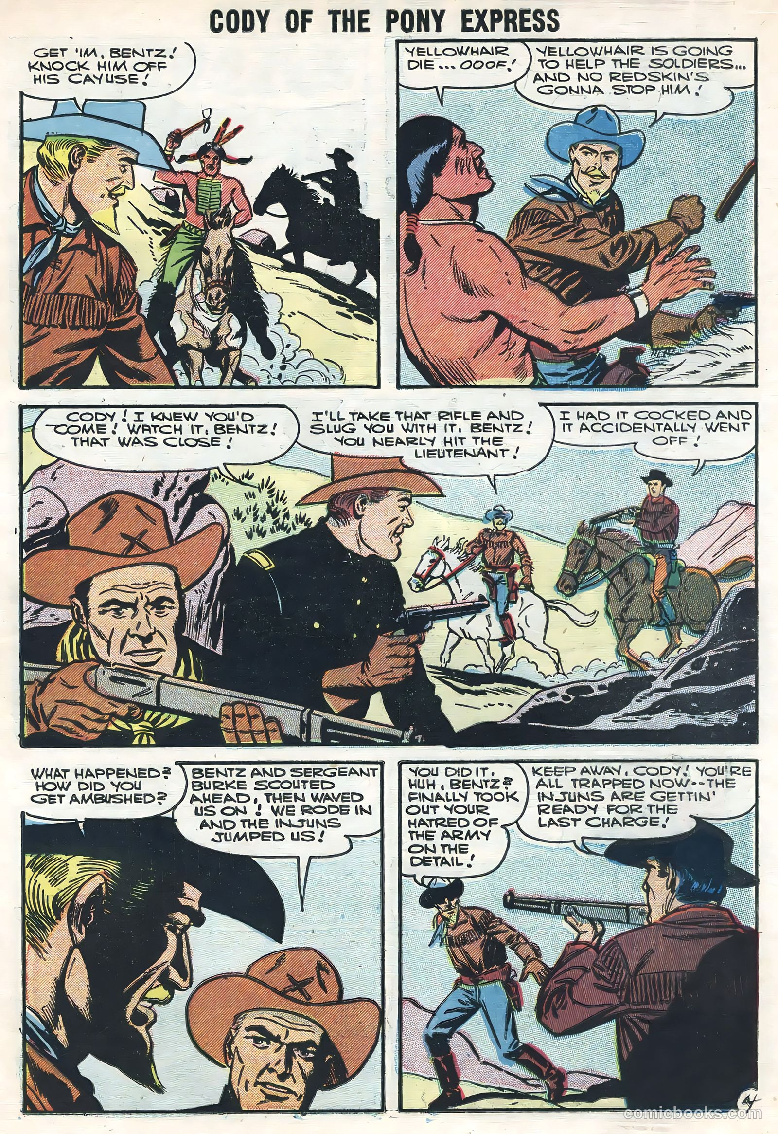 Cody of the Pony Express #10 (1956) — page 19 of 36