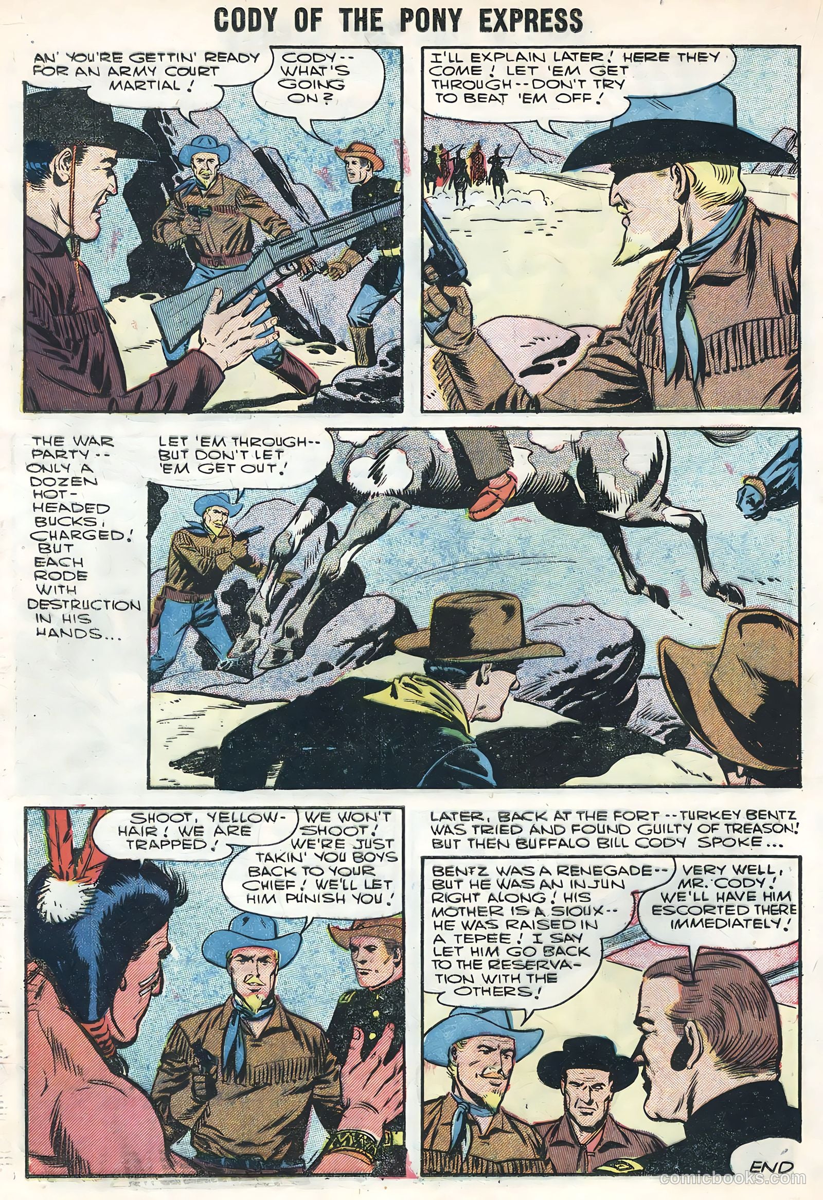Cody of the Pony Express #10 (1956) — page 20 of 36