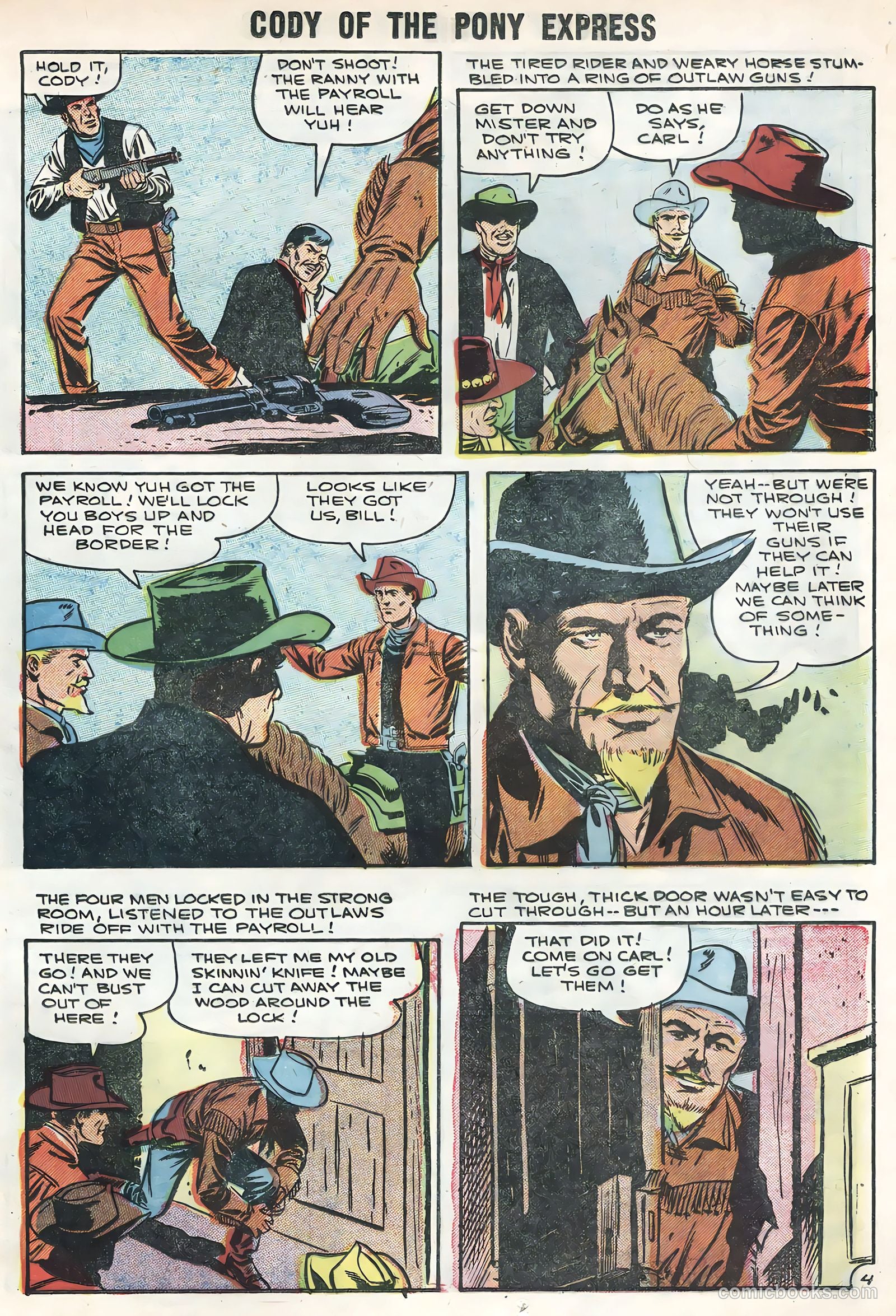 Cody of the Pony Express #10 (1956) — page 25 of 36