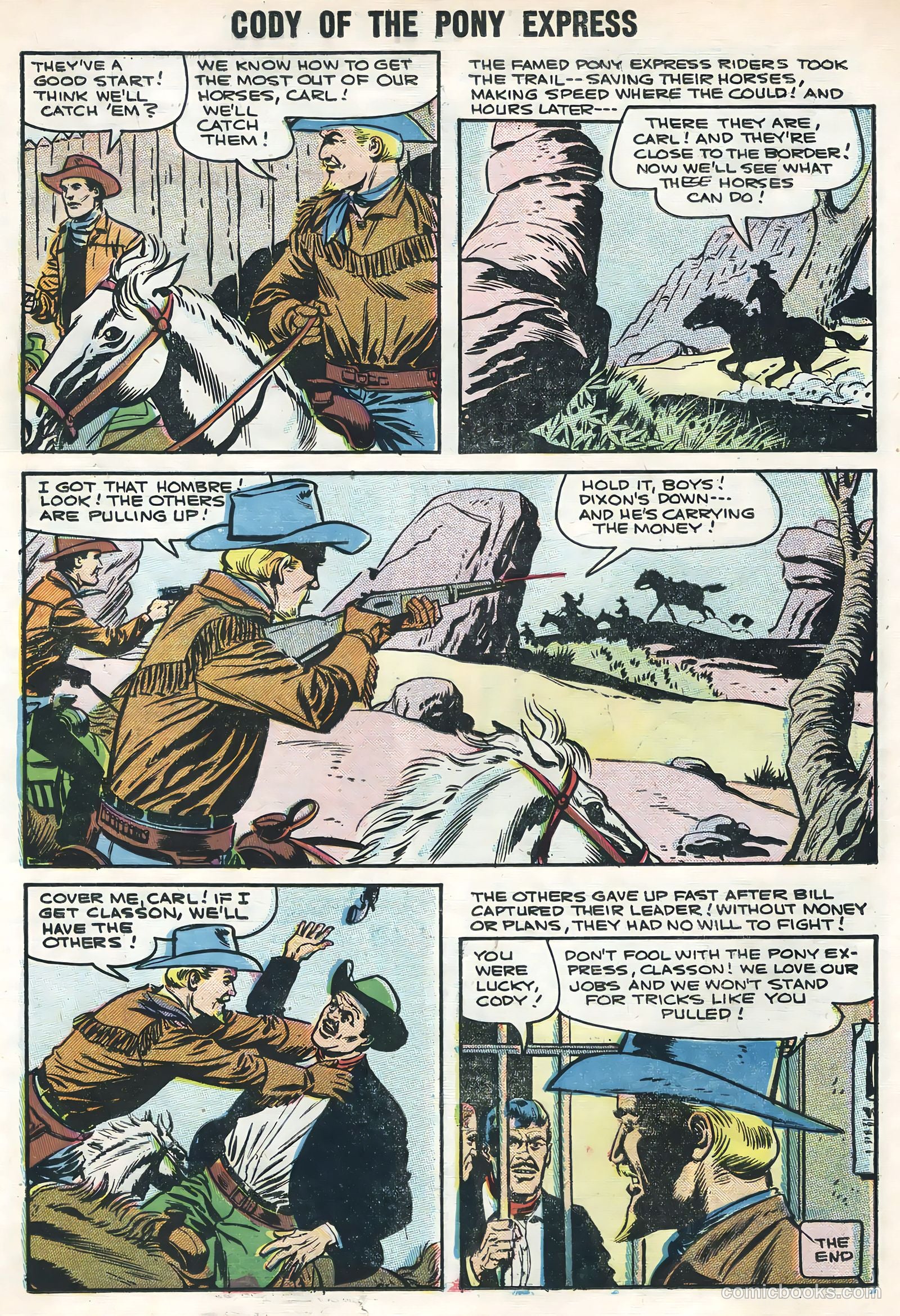 Cody of the Pony Express #10 (1956) — page 26 of 36