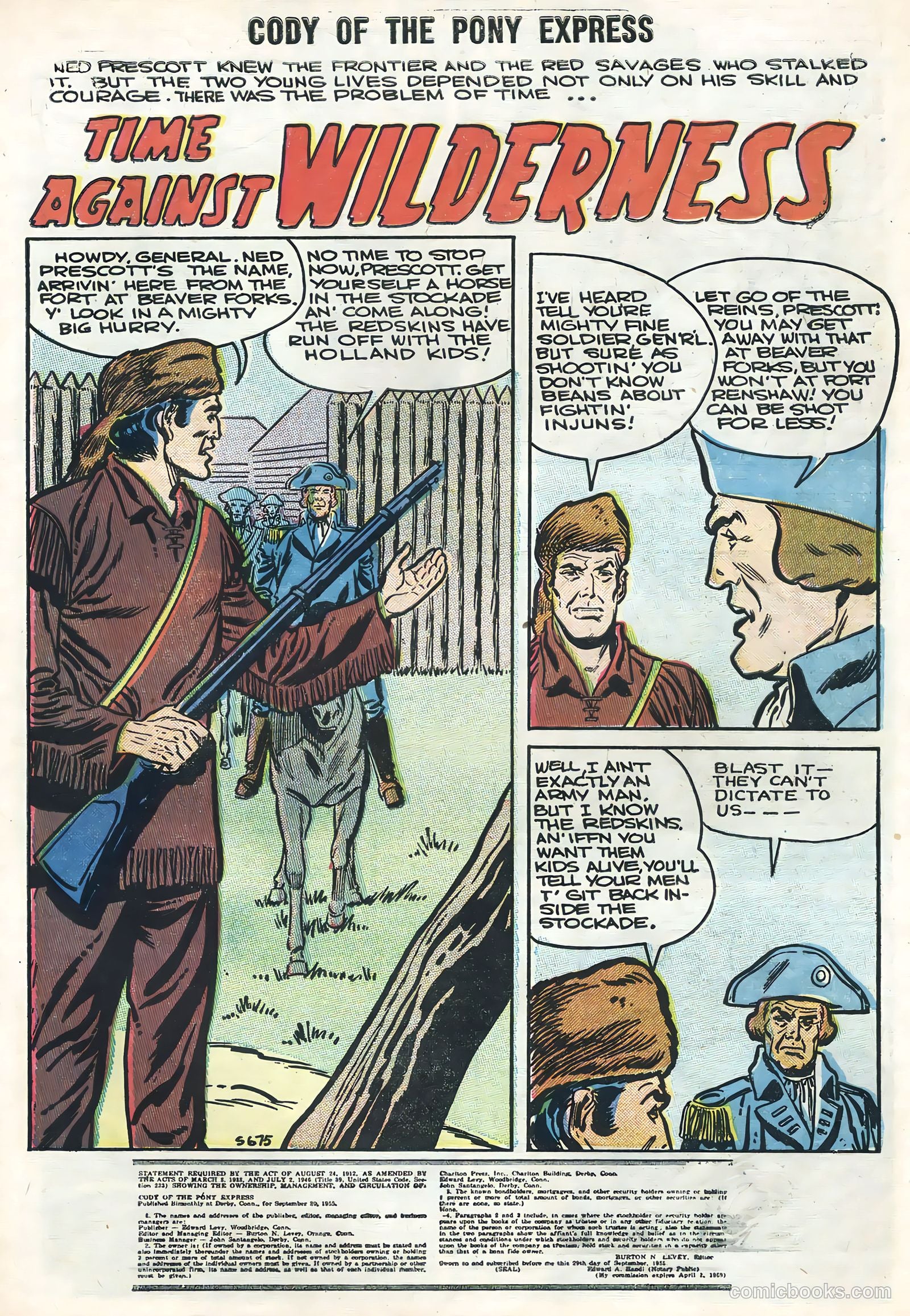 Cody of the Pony Express #10 (1956) — page 27 of 36