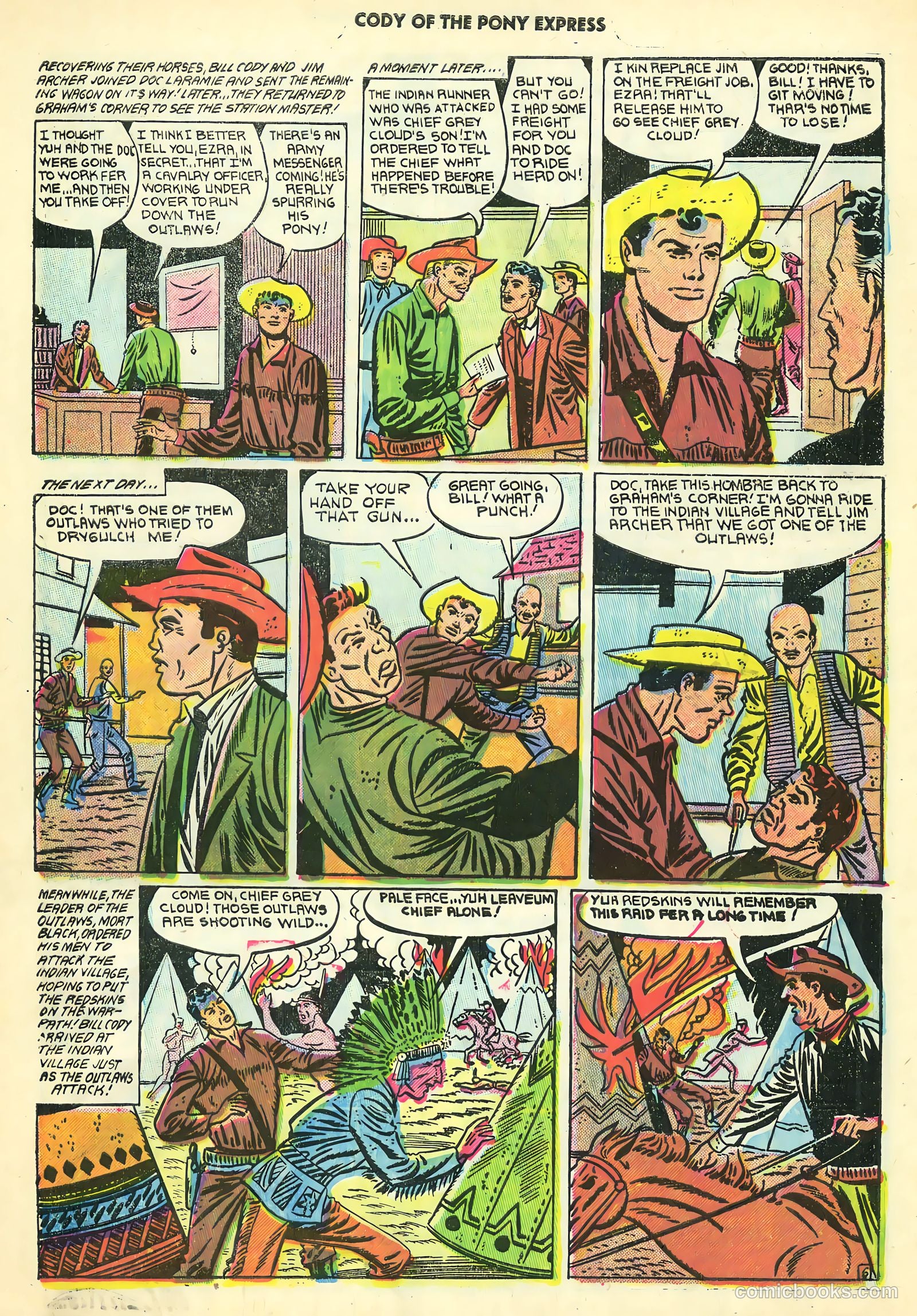 Cody of the Pony Express #8 (1955) — page 10 of 37