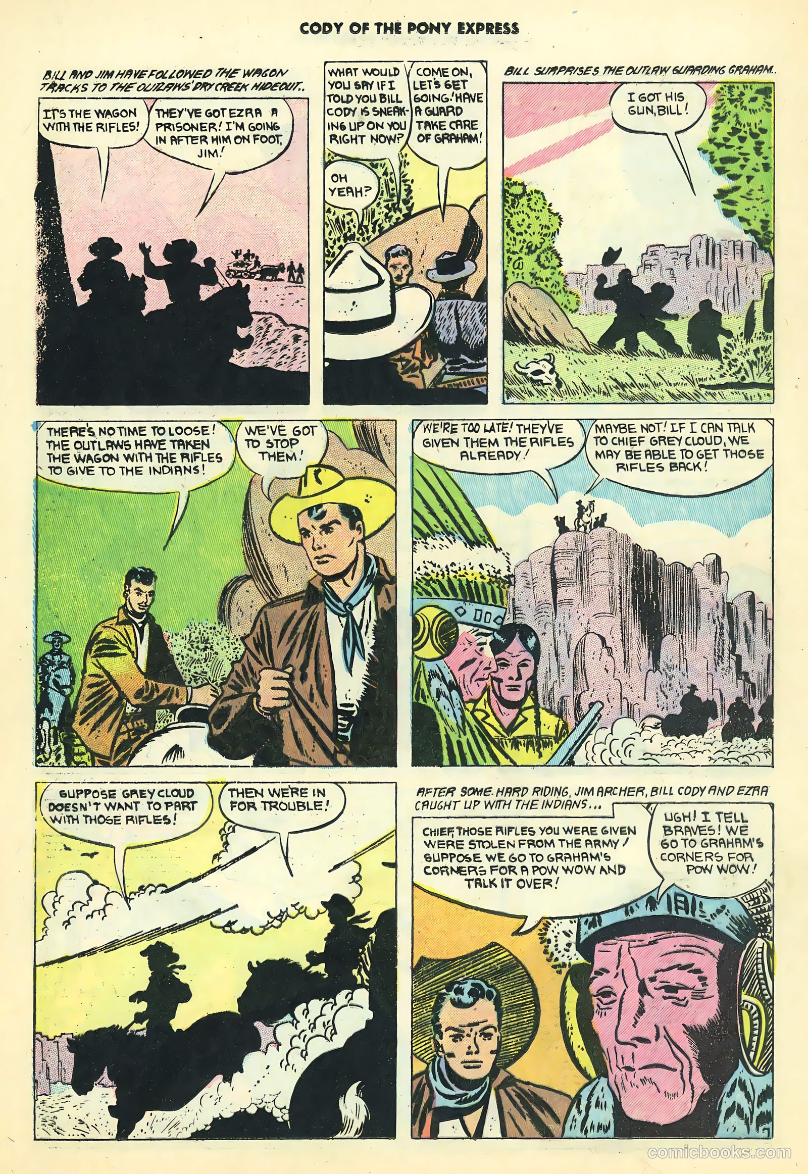 Cody of the Pony Express #8 (1955) — page 20 of 37