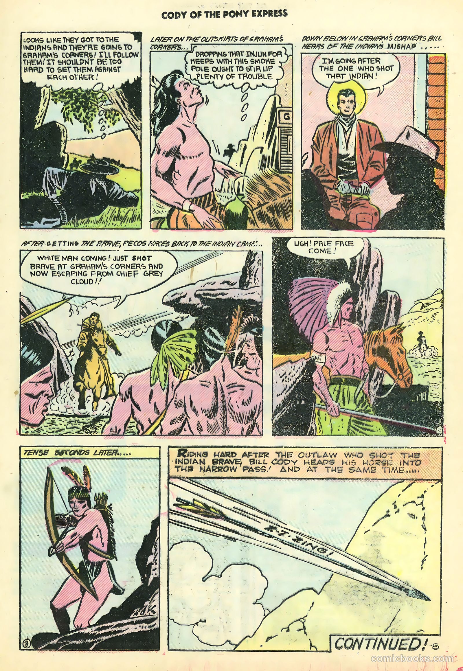Cody of the Pony Express #8 (1955) — page 21 of 37