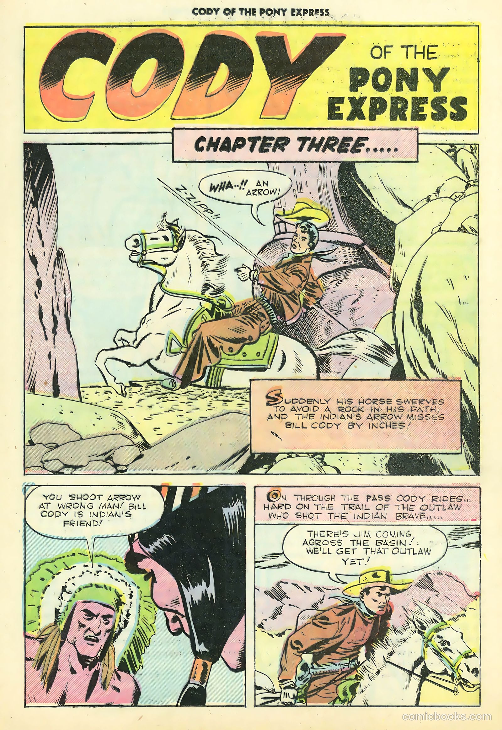 Cody of the Pony Express #8 (1955) — page 25 of 37