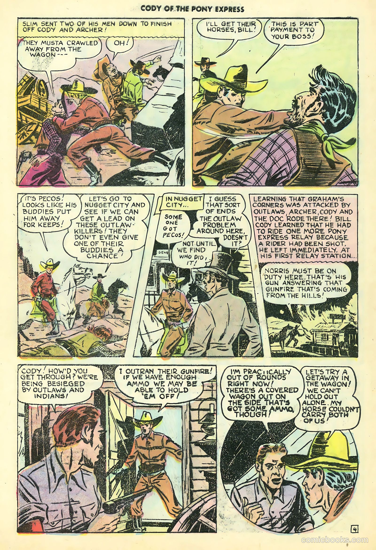 Cody of the Pony Express #8 (1955) — page 28 of 37