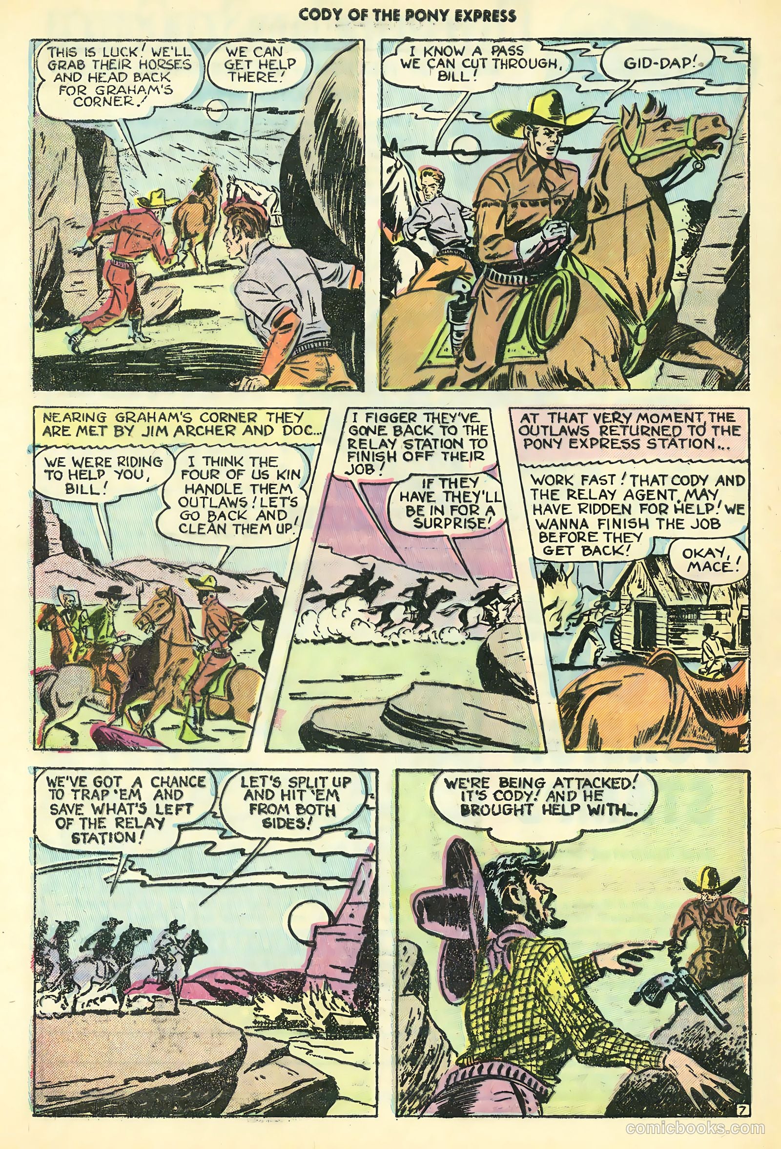 Cody of the Pony Express #8 (1955) — page 32 of 37
