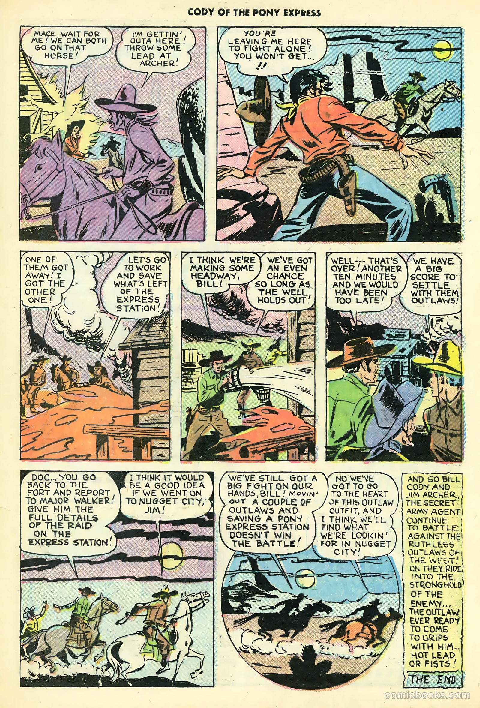 Cody of the Pony Express #8 (1955) — page 33 of 37