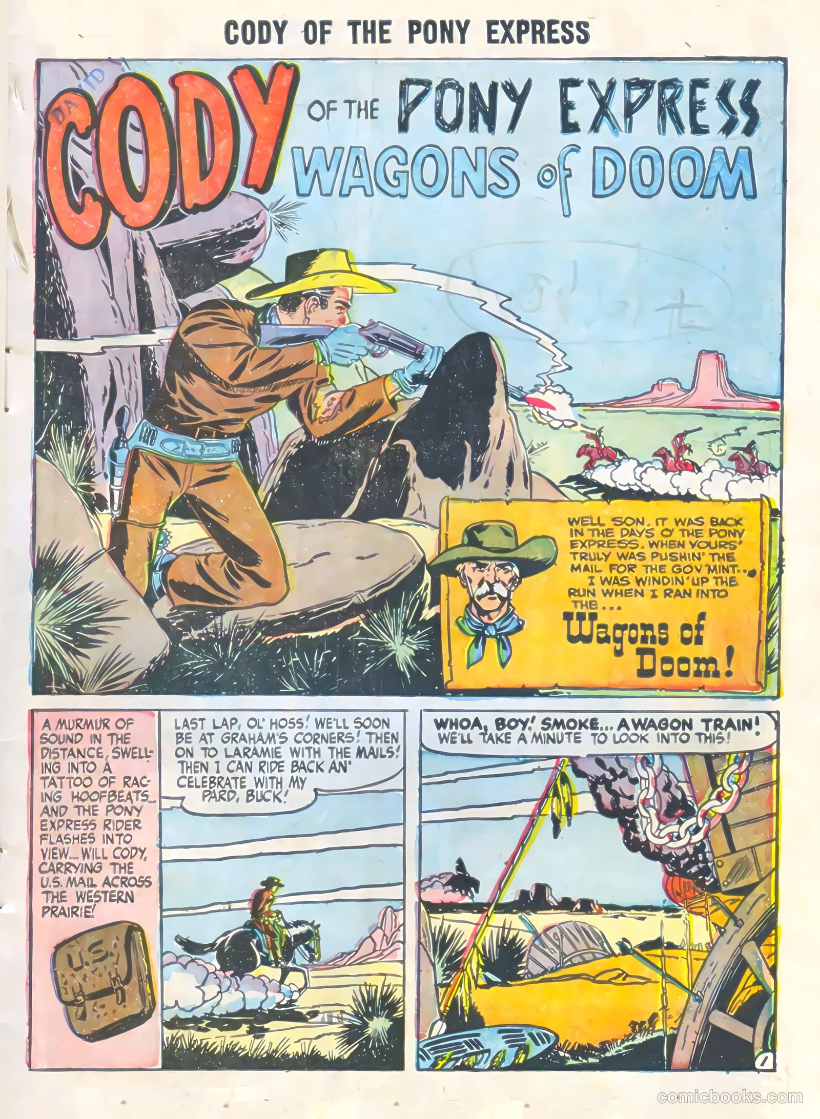 Cody of the Pony Express #9 (1956) — page 3 of 36