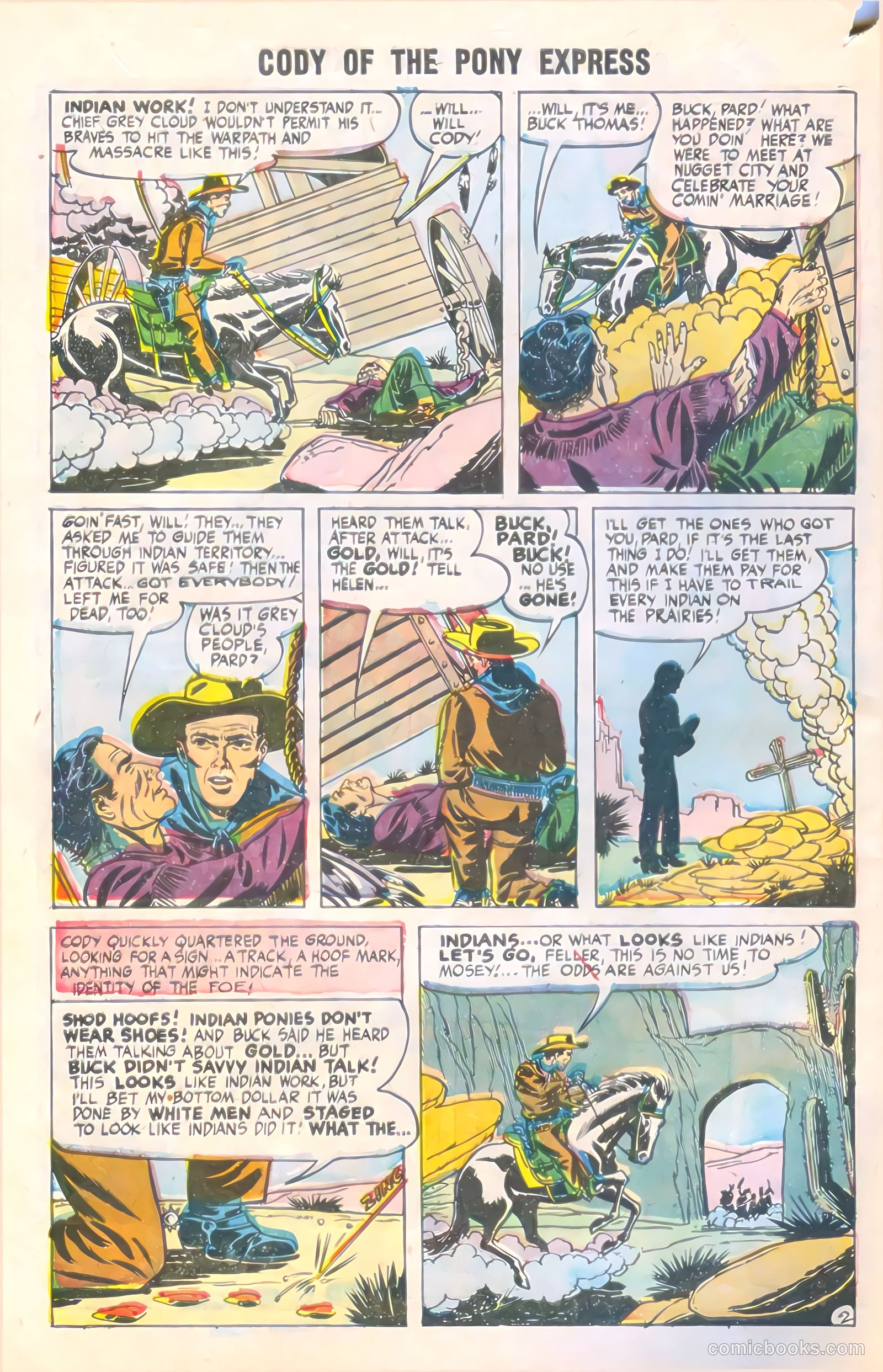 Cody of the Pony Express #9 (1956) — page 4 of 36