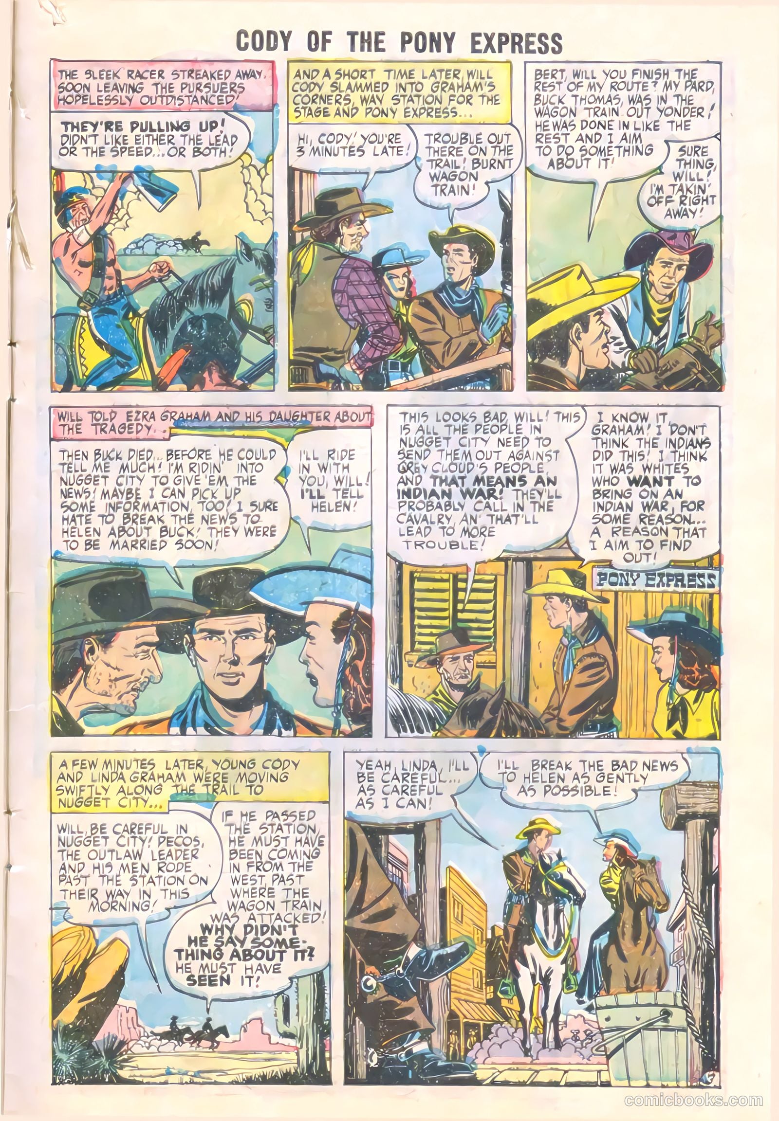 Cody of the Pony Express #9 (1956) — page 5 of 36