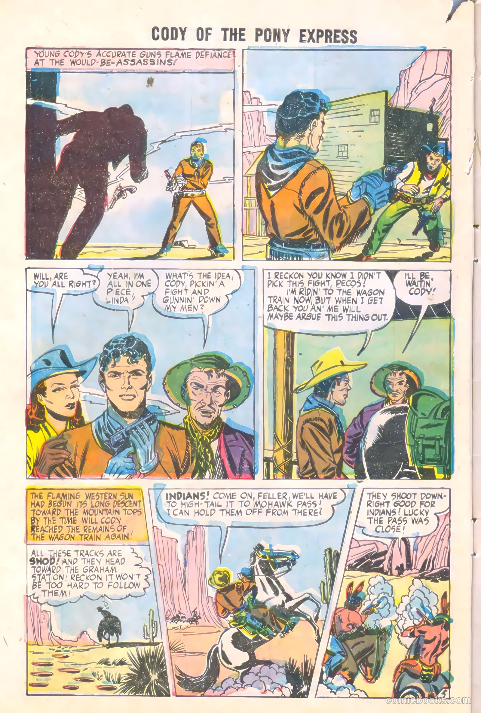 Cody of the Pony Express #9 (1956) — page 8 of 36