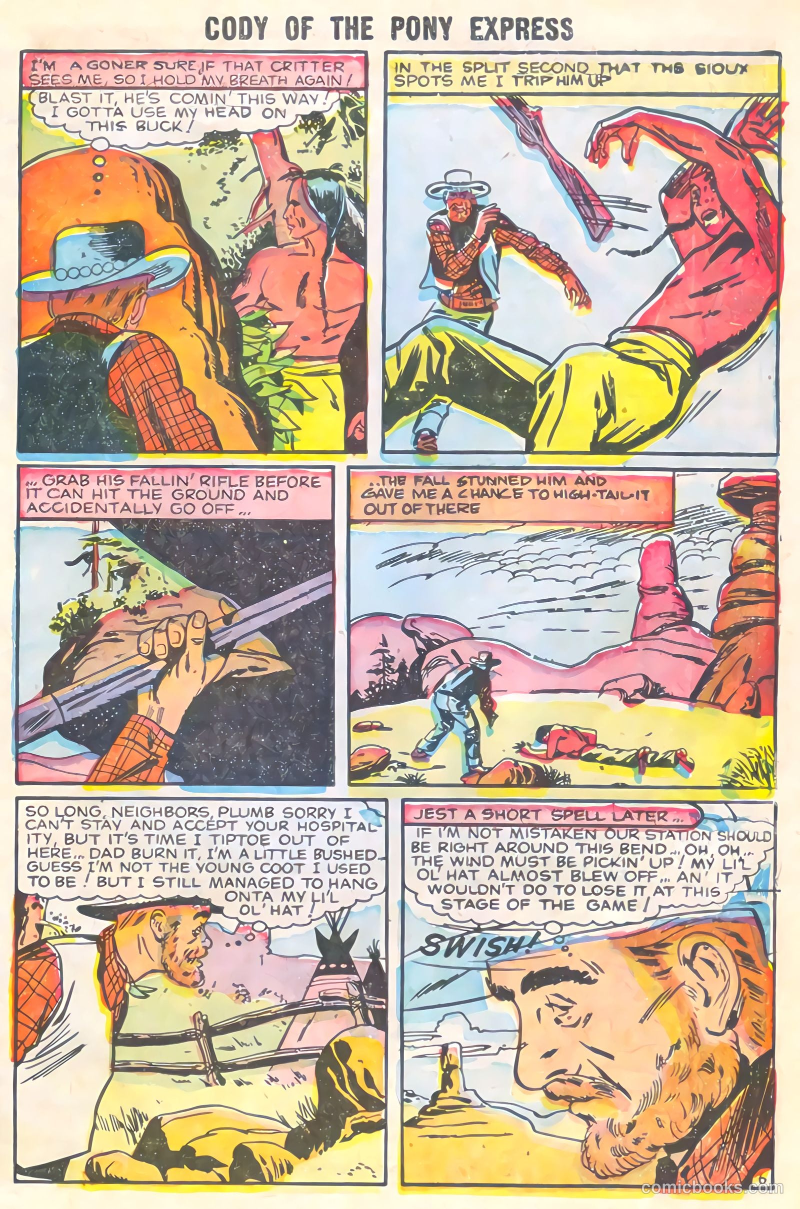 Cody of the Pony Express #9 (1956) — page 23 of 36
