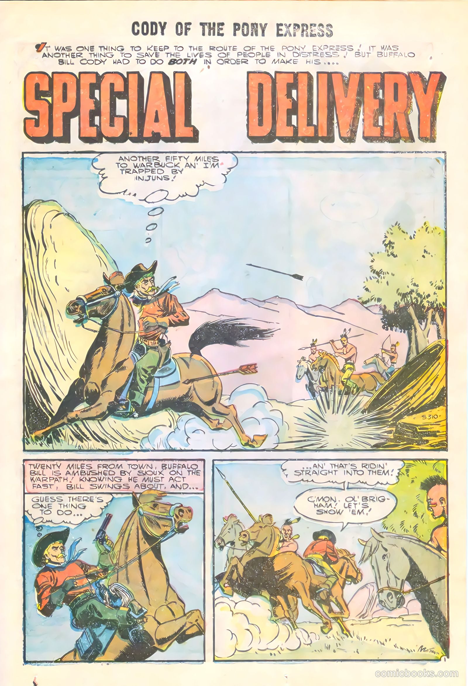 Cody of the Pony Express #9 (1956) — page 25 of 36