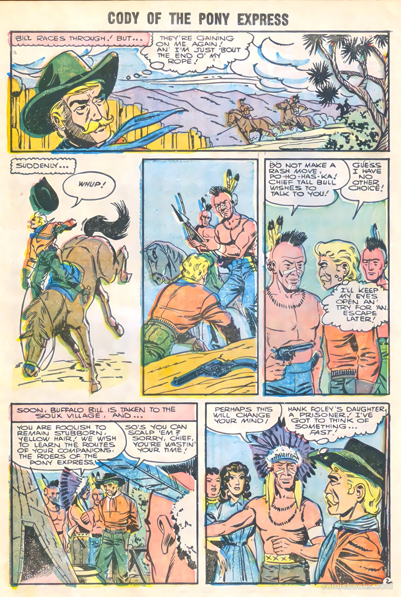 Cody of the Pony Express #9 (1956) — page 26 of 36