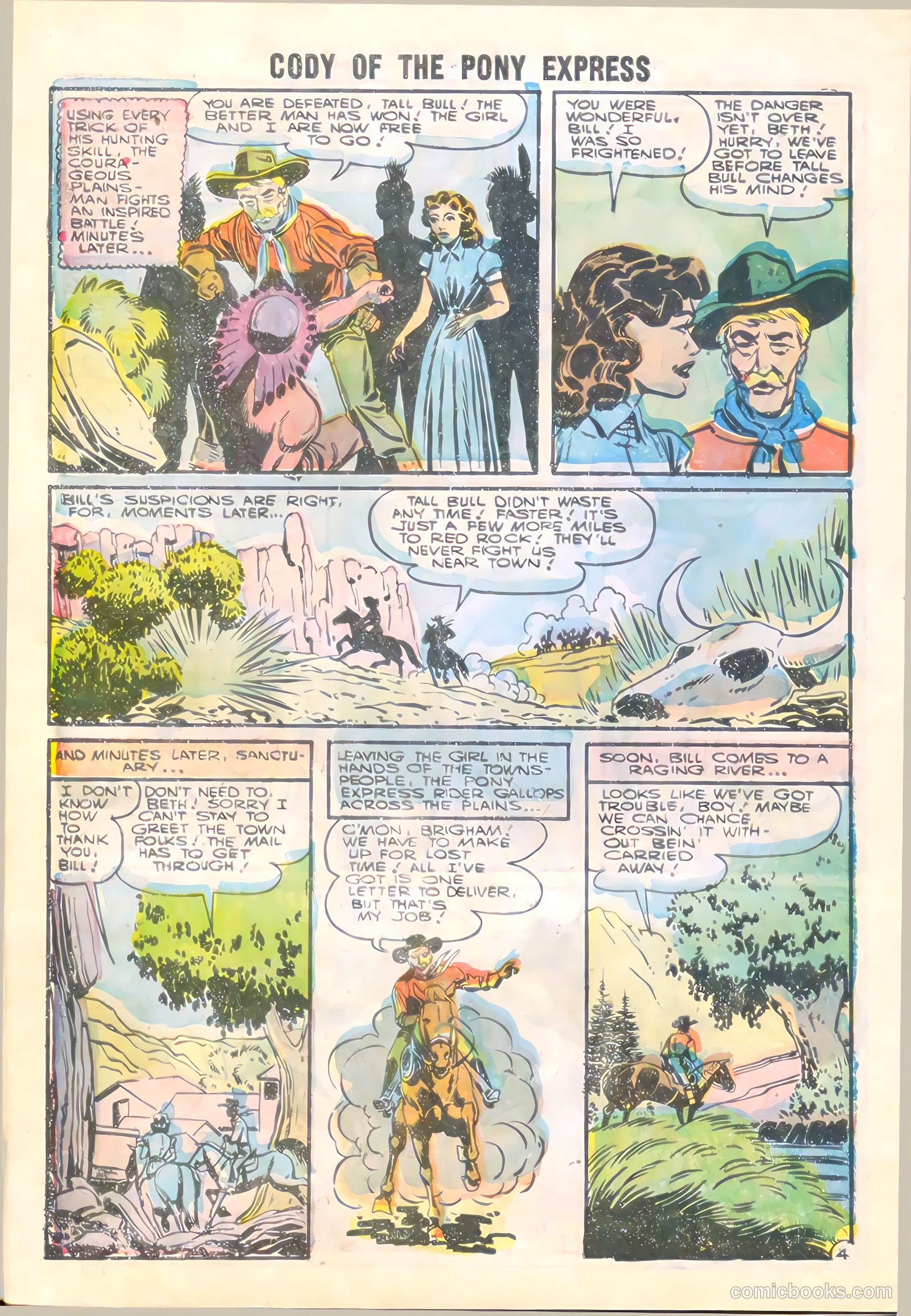 Cody of the Pony Express #9 (1956) — page 28 of 36