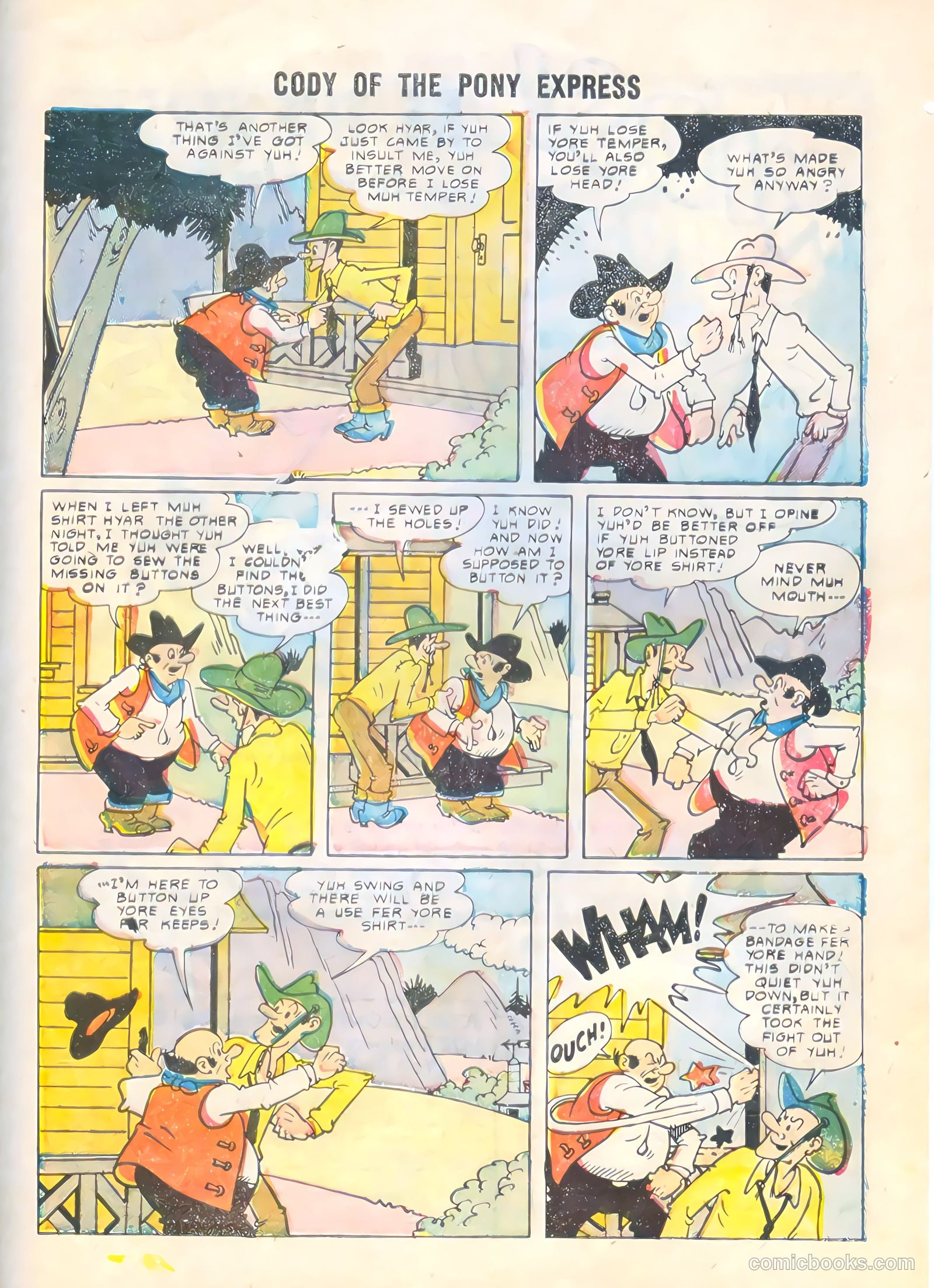 Cody of the Pony Express #9 (1956) — page 33 of 36