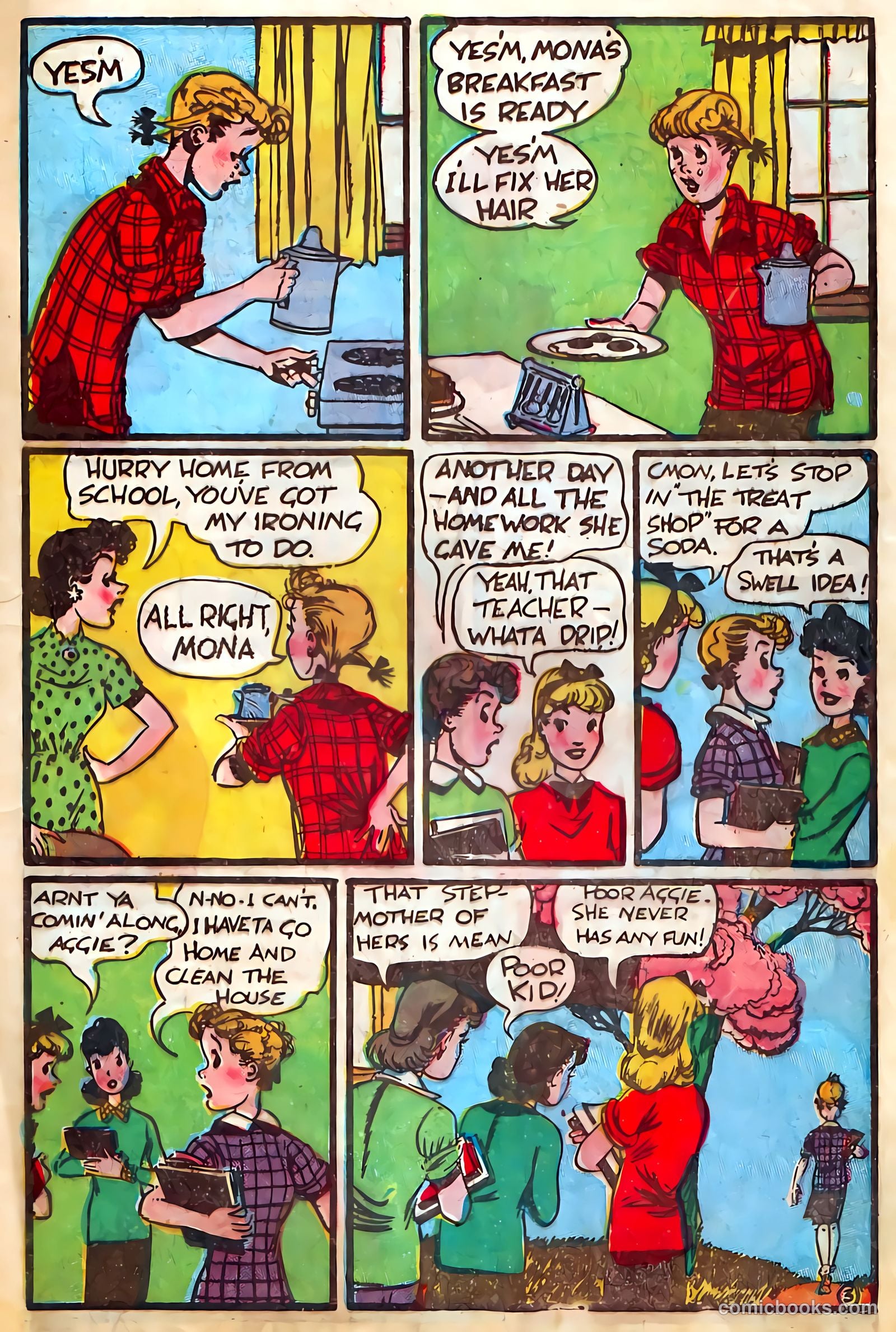 Aggie Mack Comics #1 (1948) — page 5 of 36