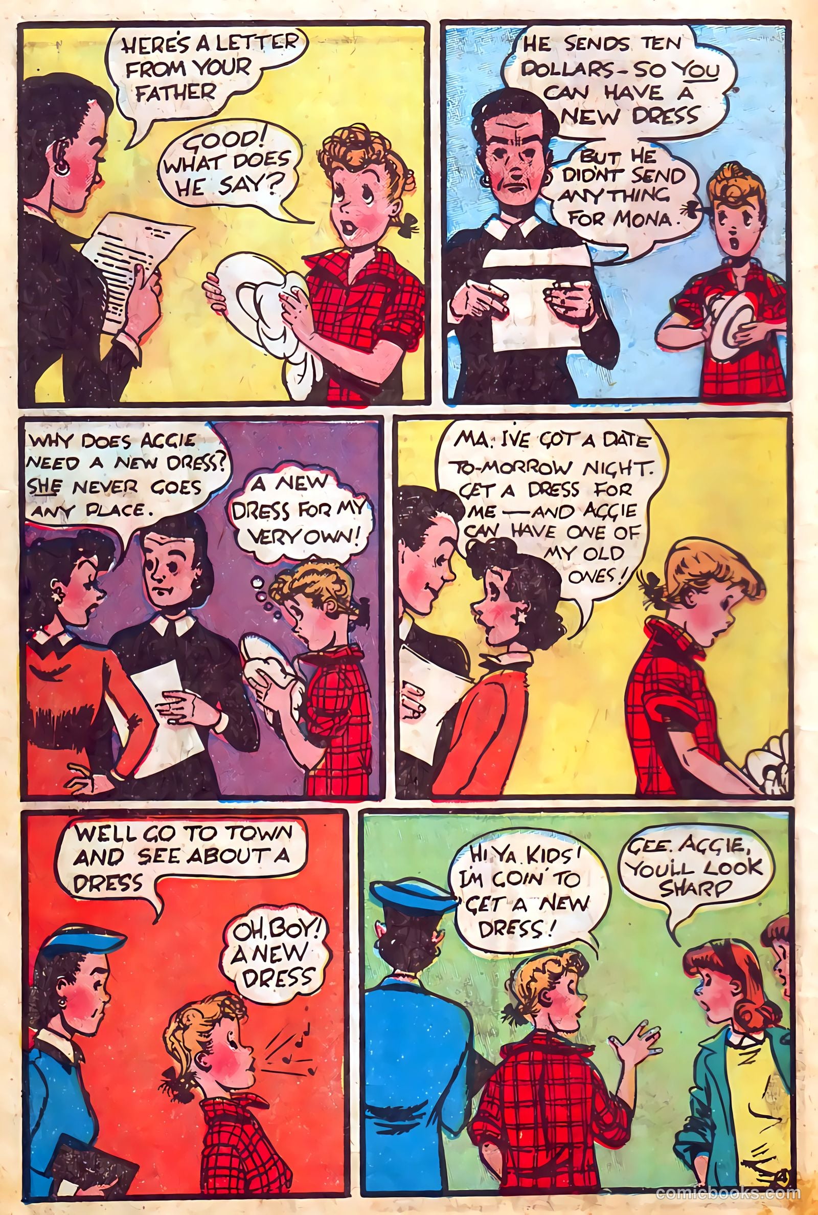 Aggie Mack Comics #1 (1948) — page 6 of 36