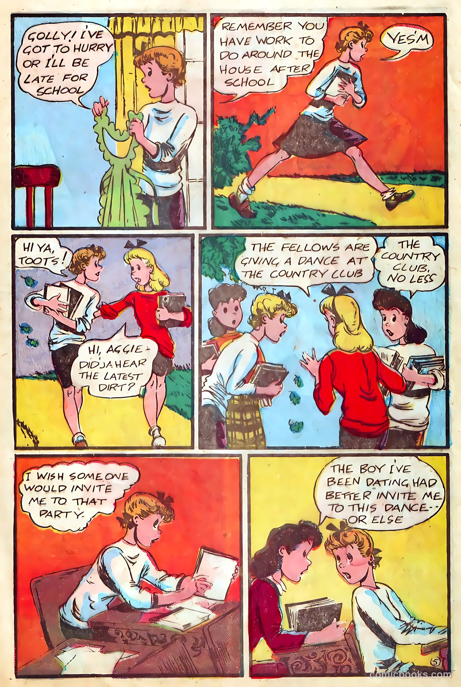 Aggie Mack Comics #1 (1948) — page 25 of 36