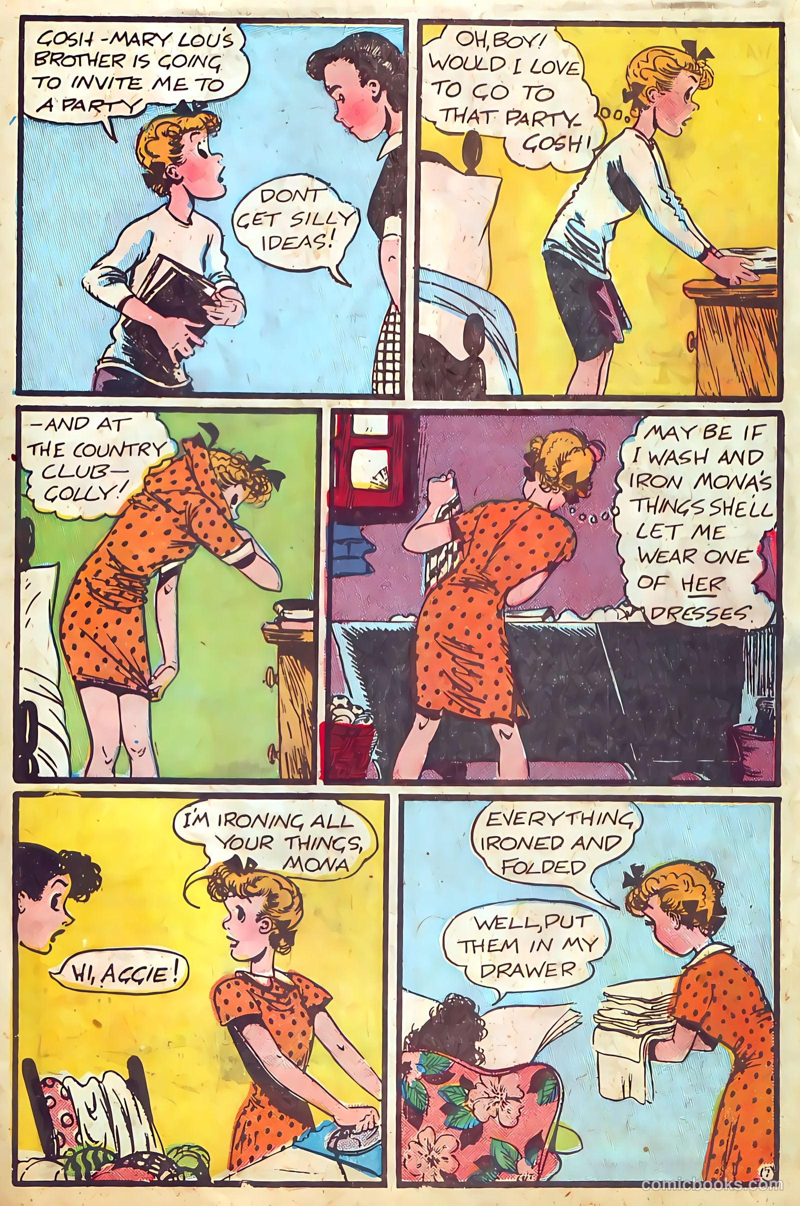 Aggie Mack Comics #1 (1948) — page 27 of 36