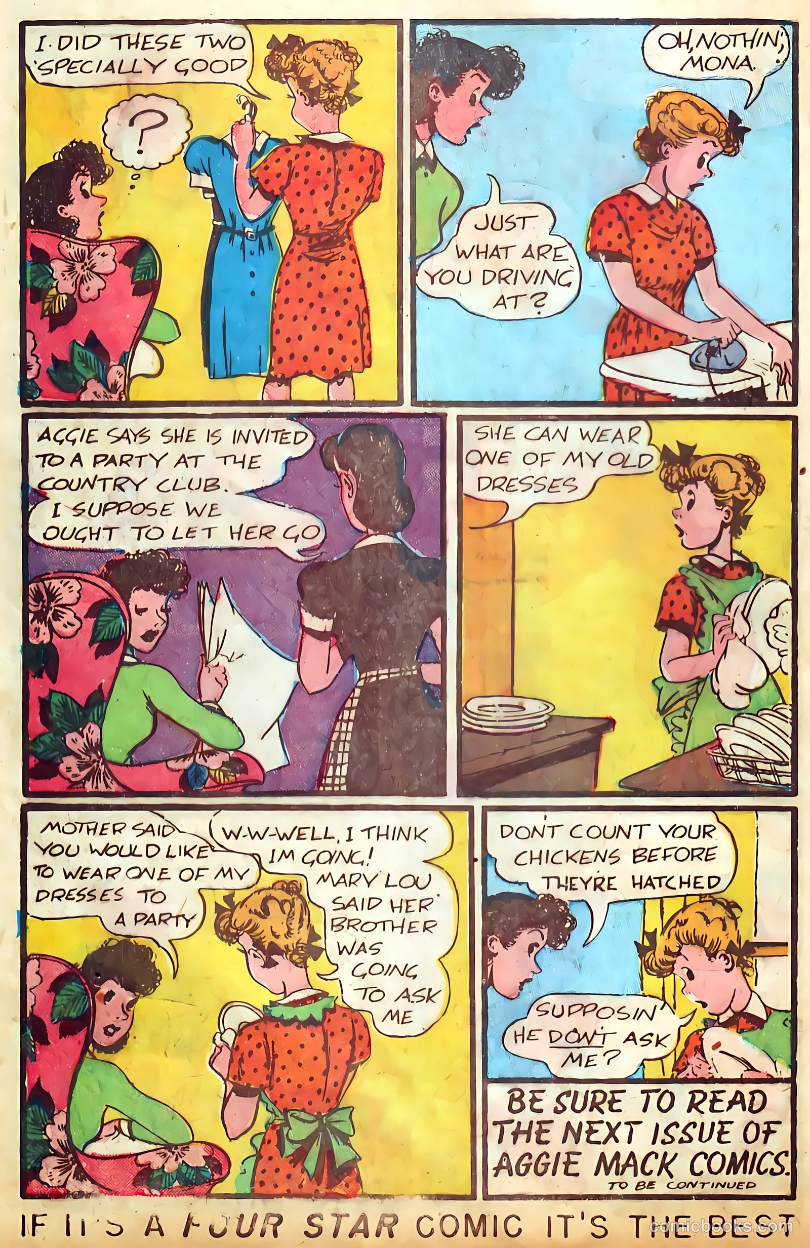 Aggie Mack Comics #1 (1948) — page 28 of 36