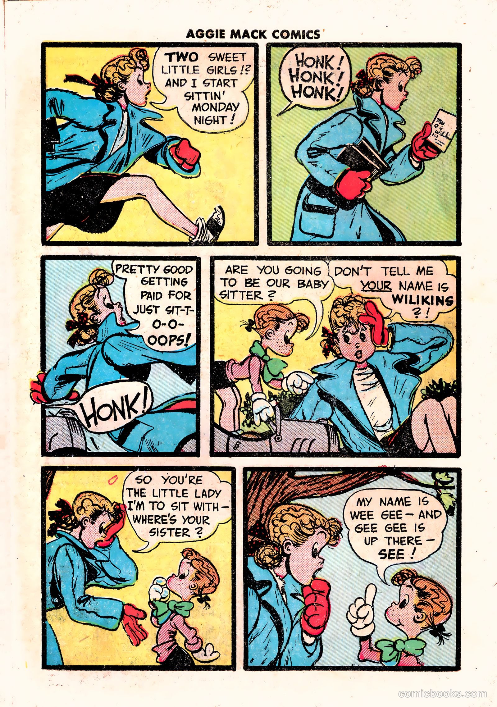 Aggie Mack Comics #3 (1948) — page 6 of 36