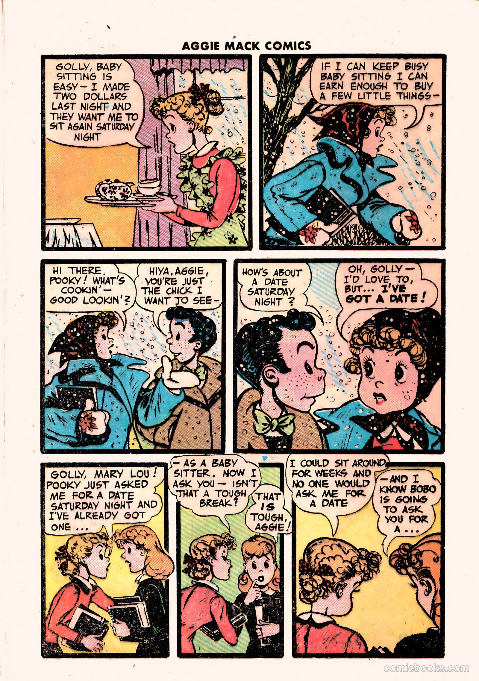 Aggie Mack Comics #3 (1948) — page 8 of 36