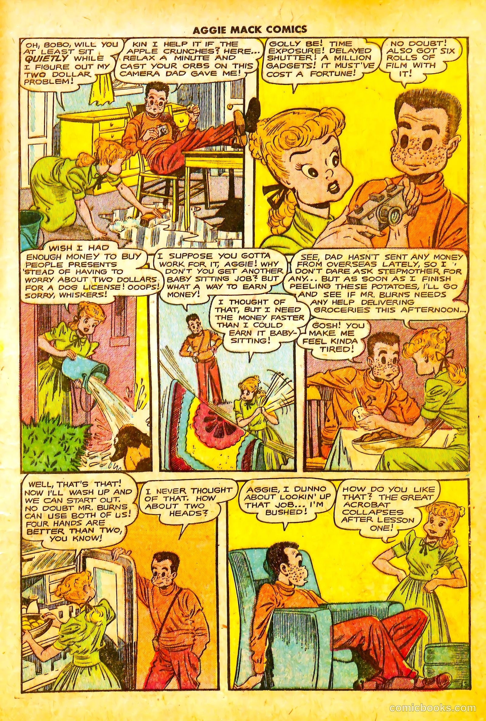 Aggie Mack Comics #5 (1949) — page 5 of 36